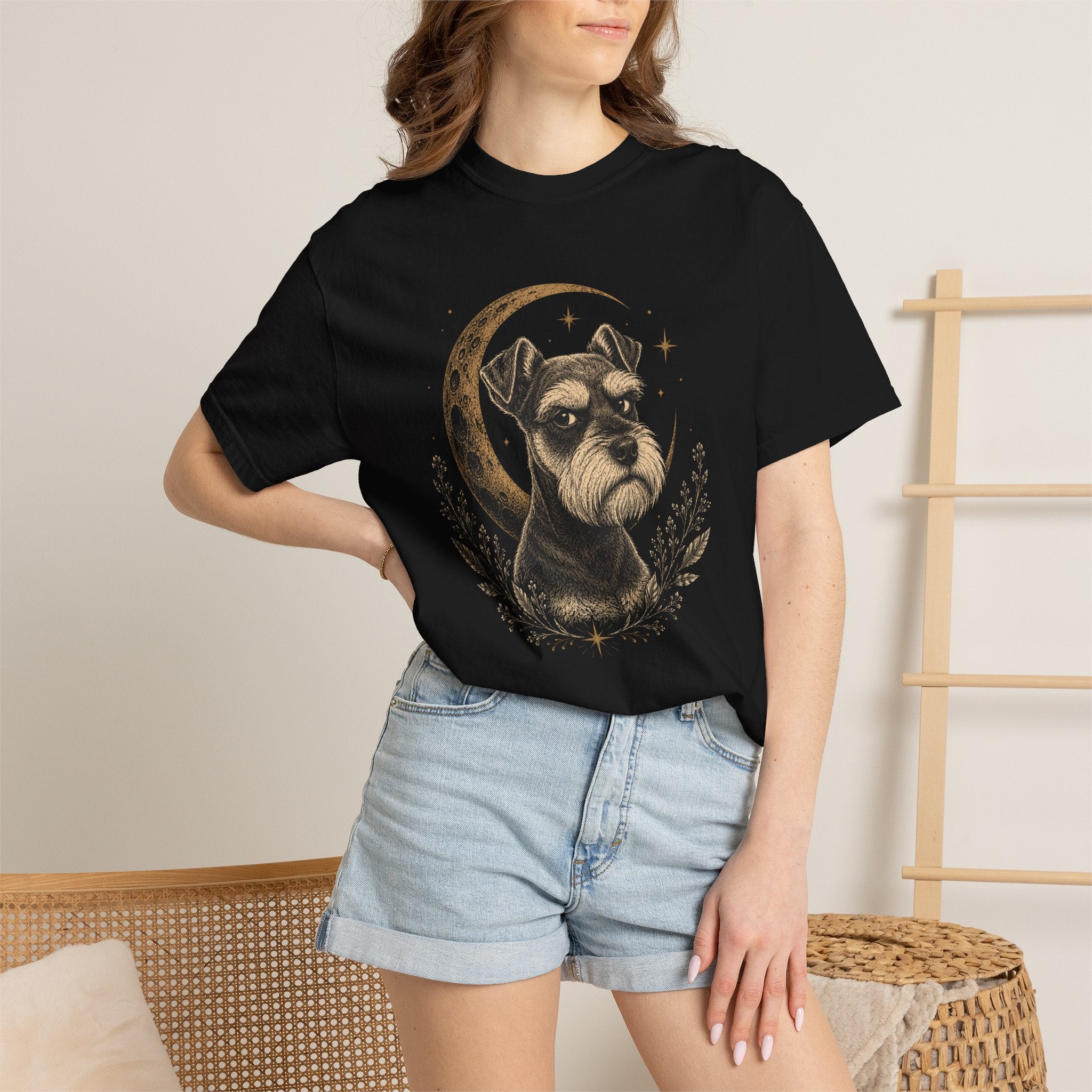 Schnauzer Moon T-Shirt