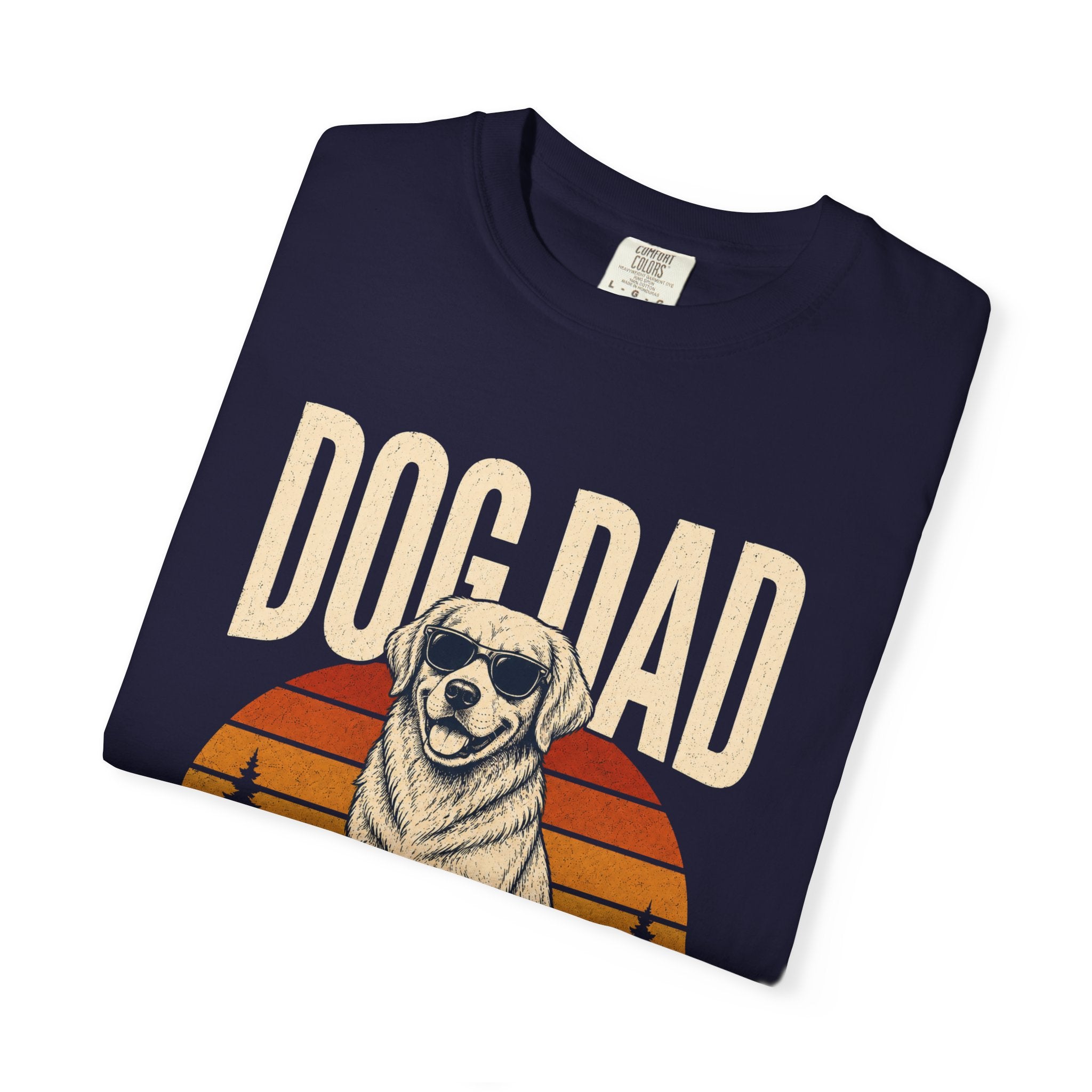 Dog Dad Sunset T-Shirt