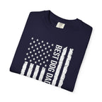 Best Dog Dad Flag T-Shirt