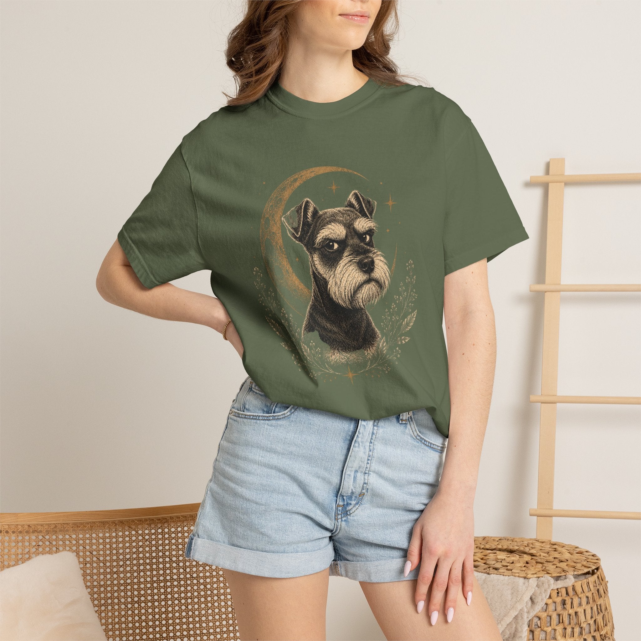 Schnauzer Moon T-Shirt