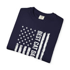 Best Cat Dad Flag T-Shirt