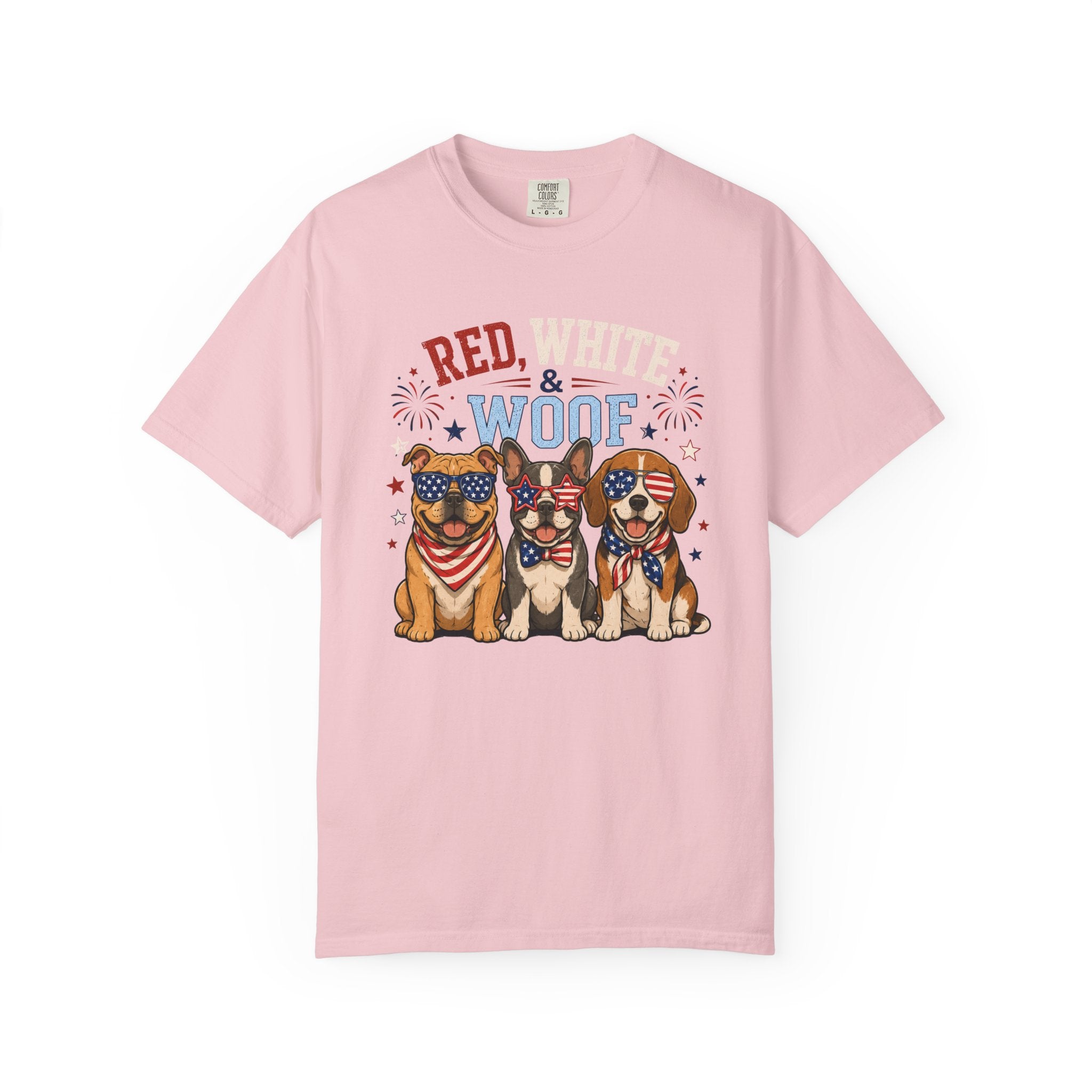 Red, White & WOOF T-Shirt