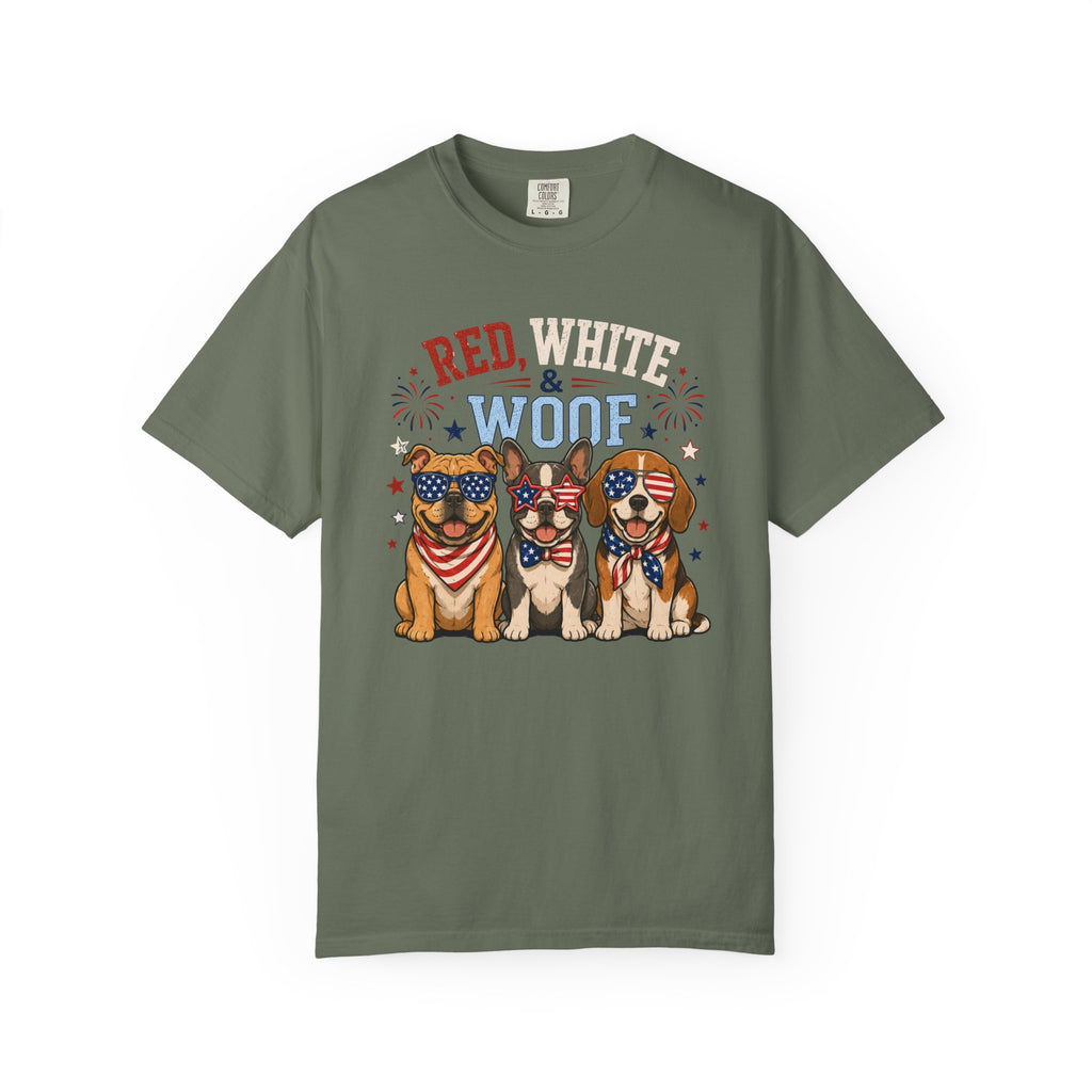 Red, White & WOOF T-Shirt