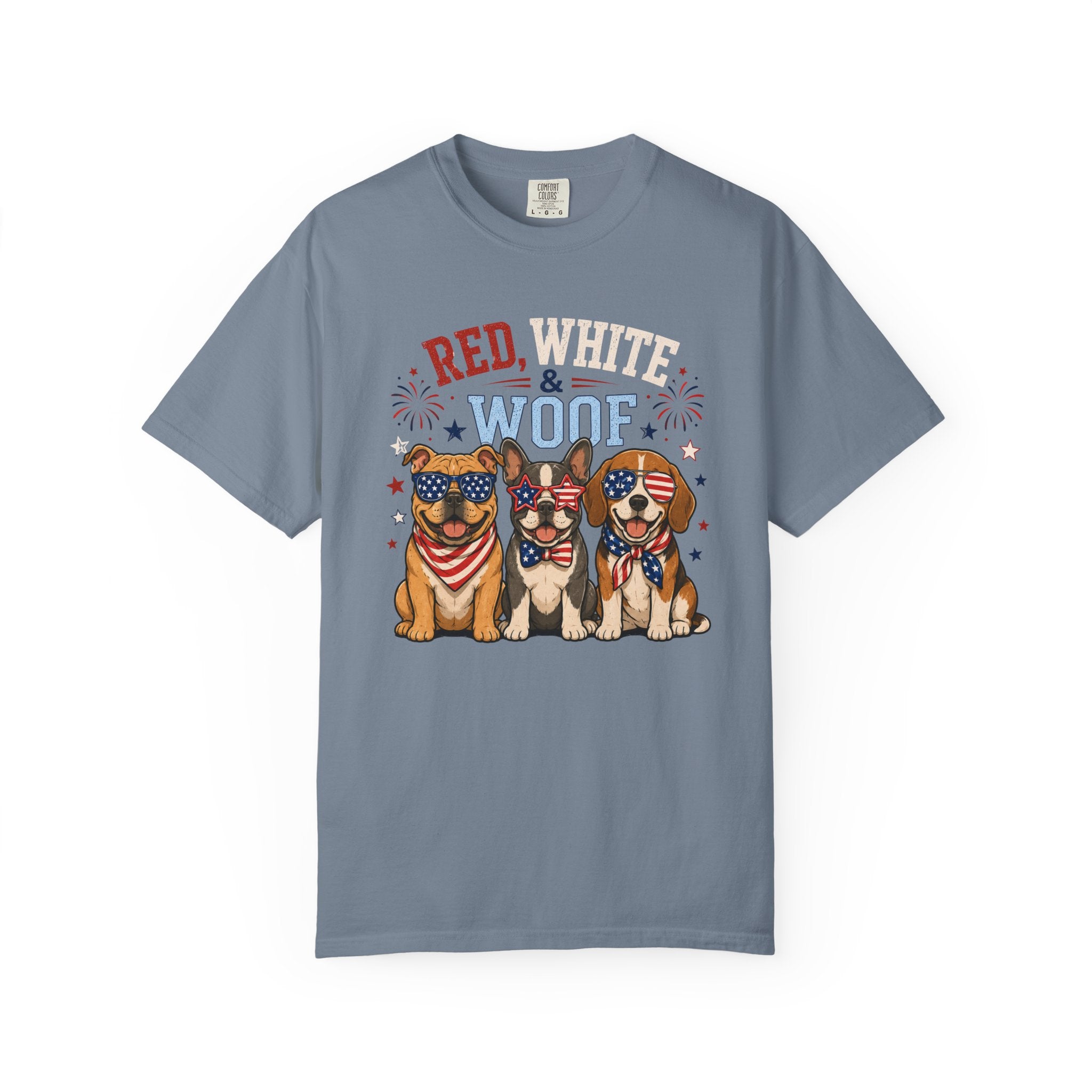 Red, White & WOOF T-Shirt