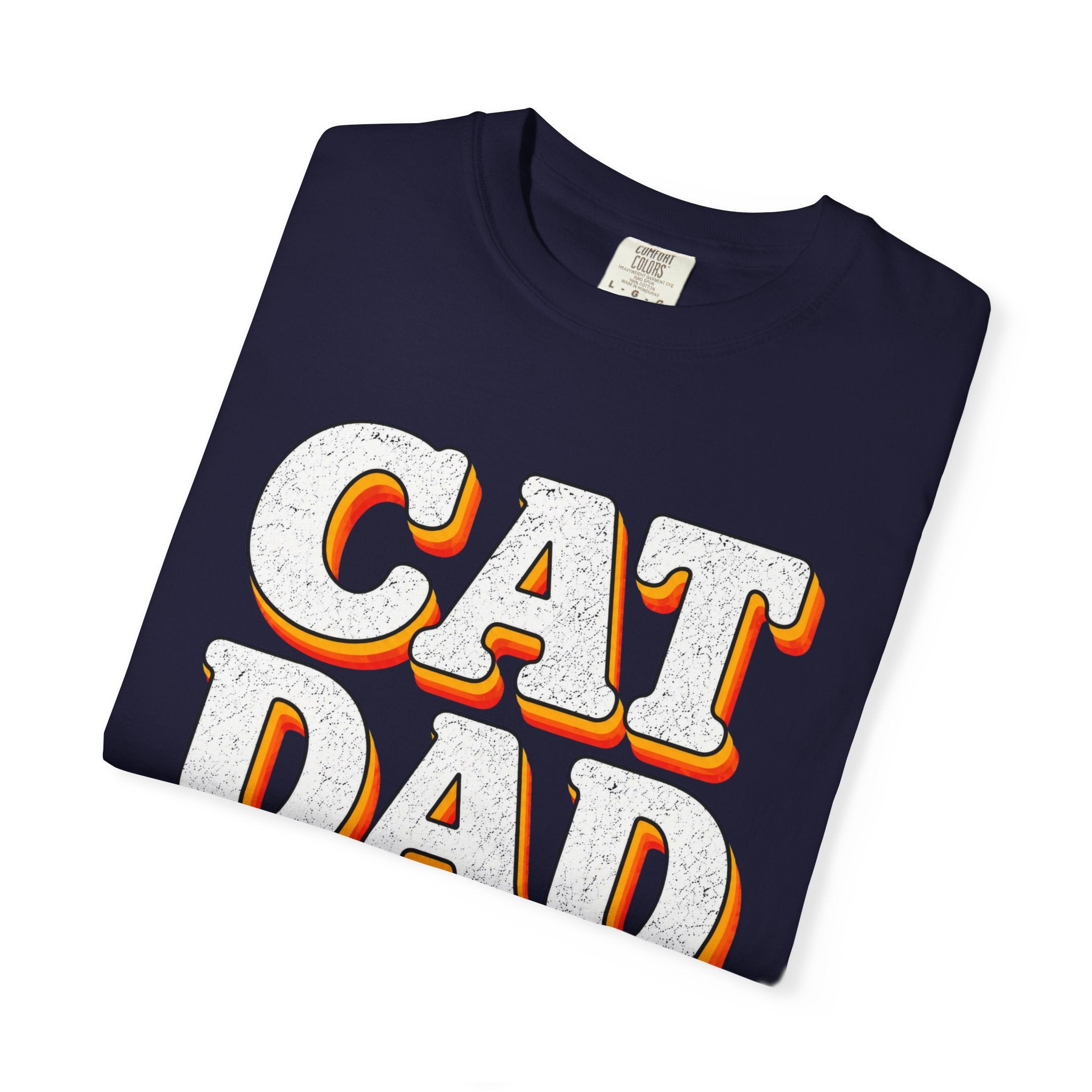 Cat Dad Retro T-Shirt