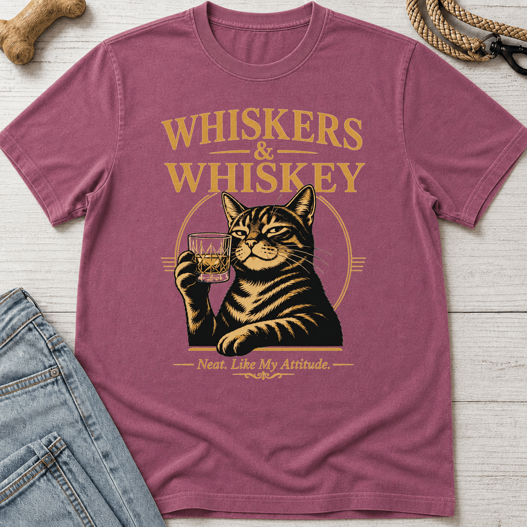Whiskers & Whiskey T-Shirt