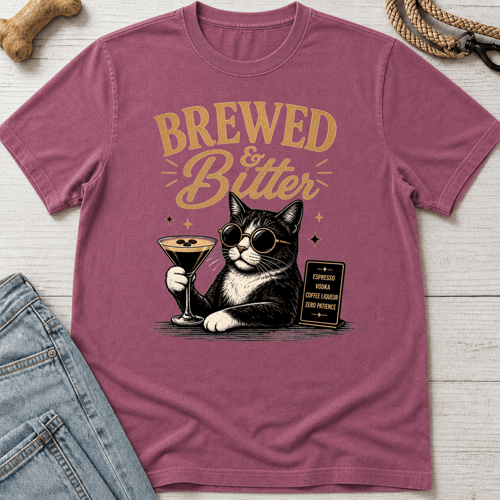 Cat Martini T-Shirt