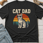 Cat Dad Sunset T-Shirt