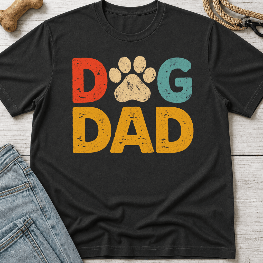Dog Dad Colorful T-Shirt