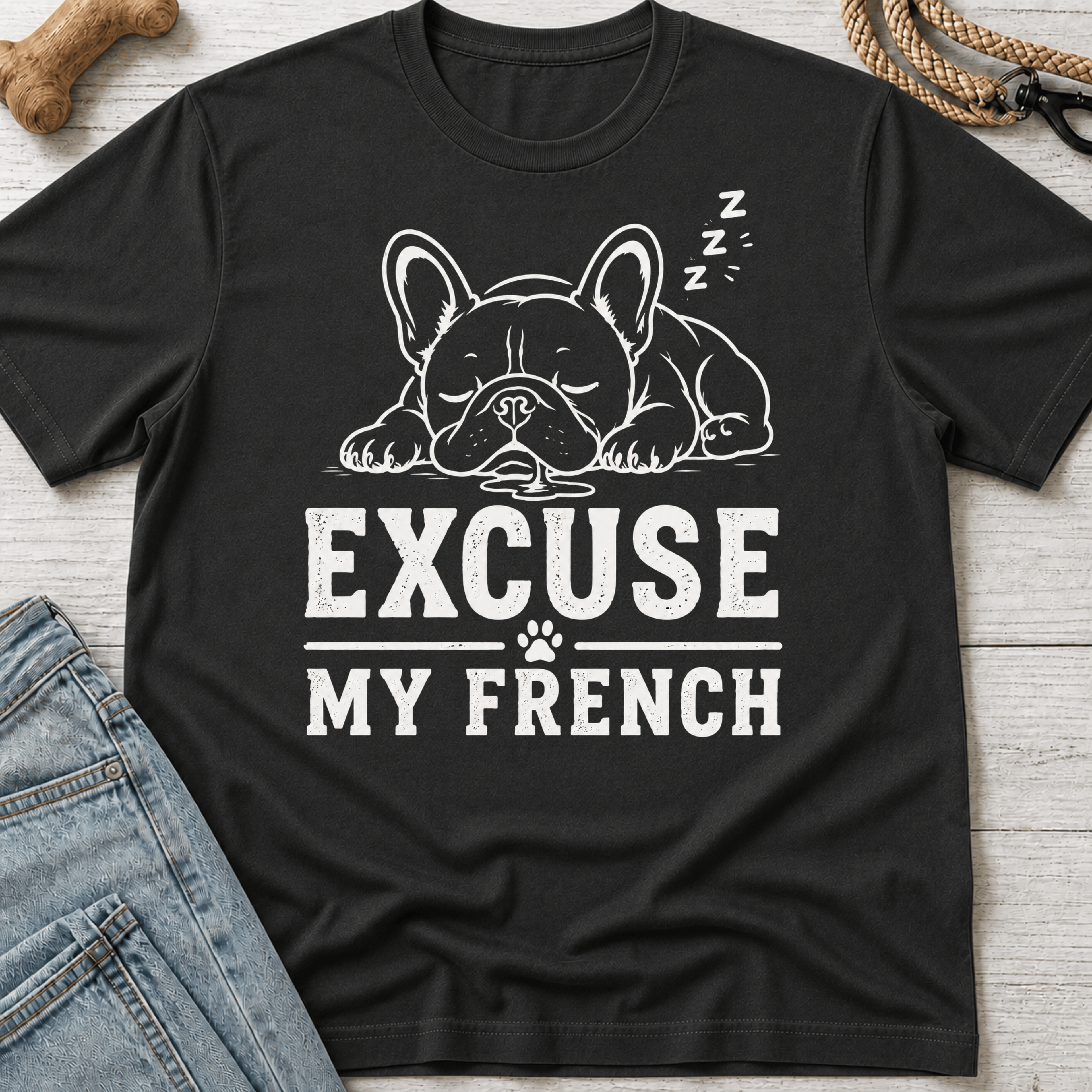 Excuse My French Drool T-Shirt