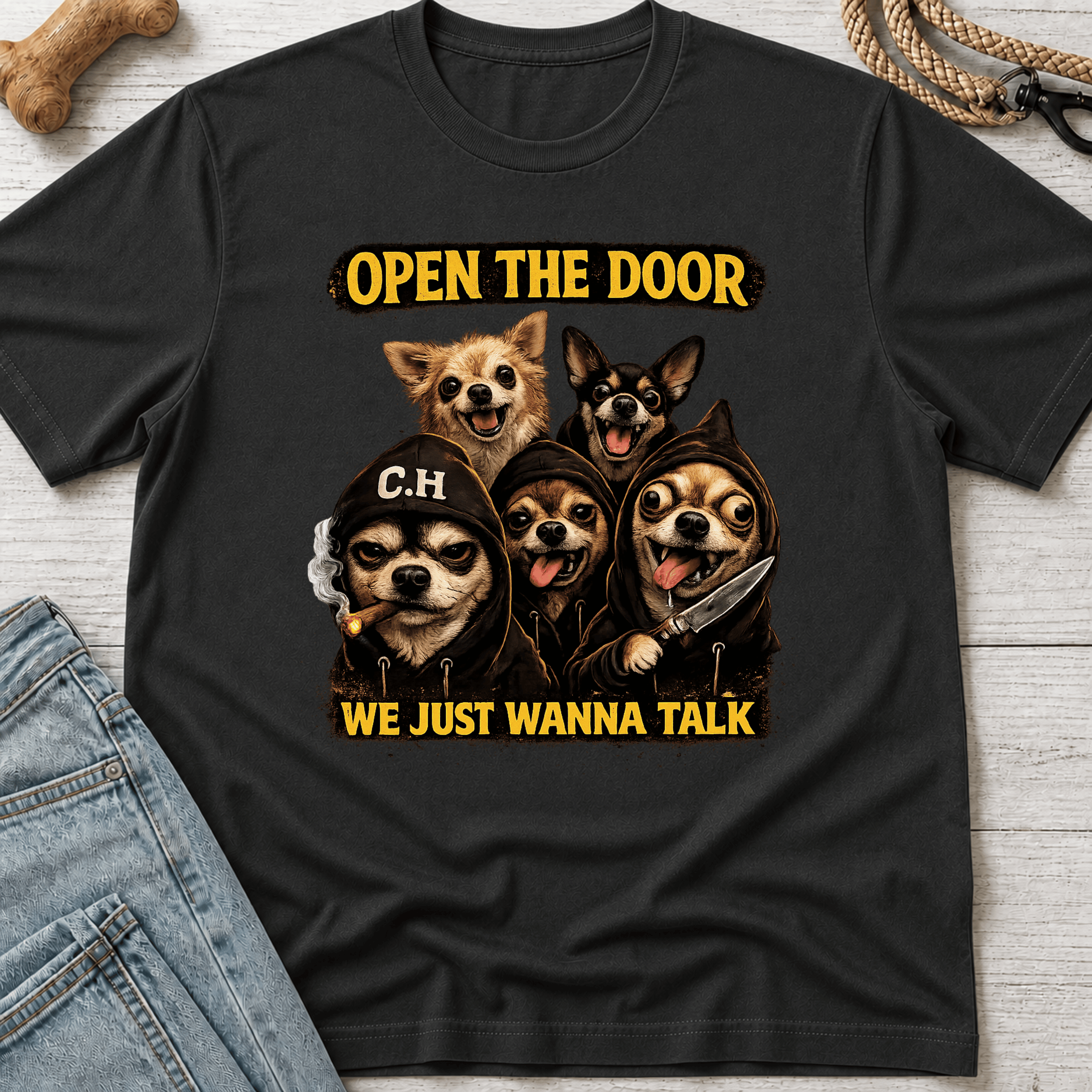 Open the Door Chihuahua T-Shirt
