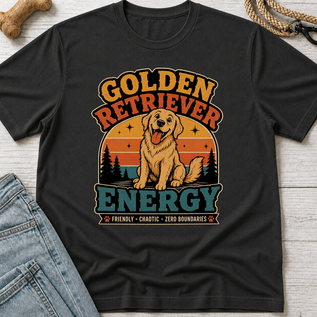 Golden Retriever Energy T-Shirt