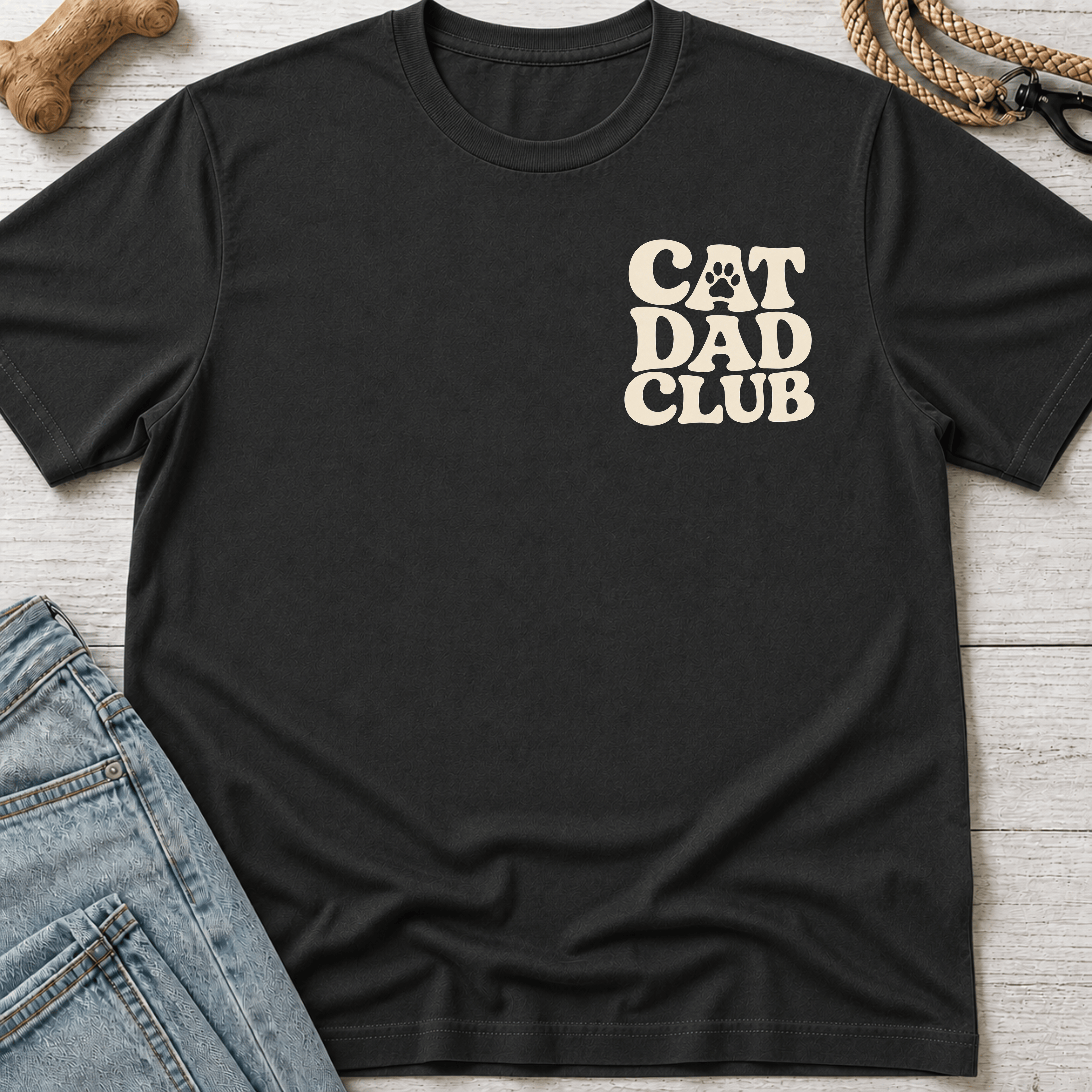 Cat Dad Club T-Shirt
