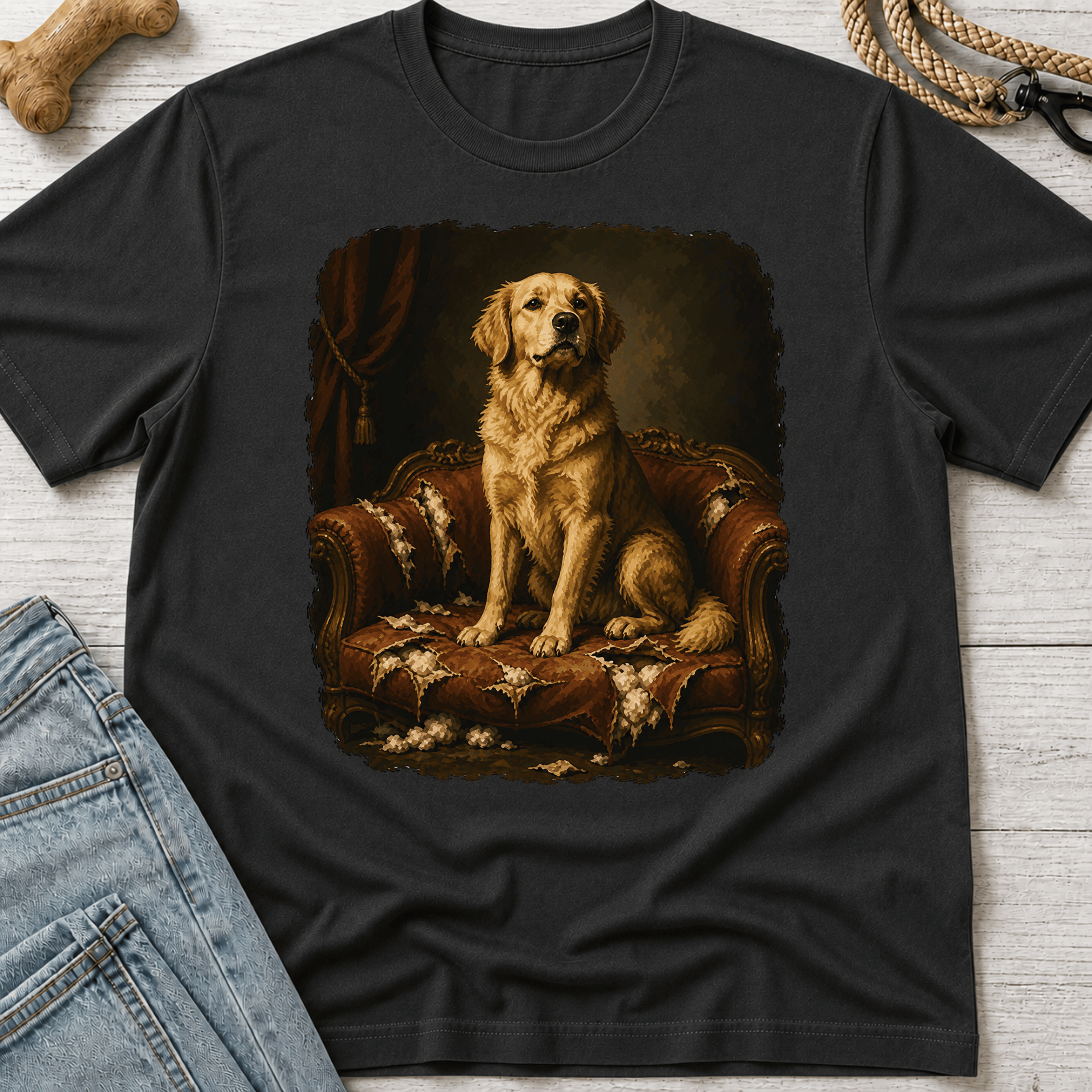 Dog vs Couch T-Shirt
