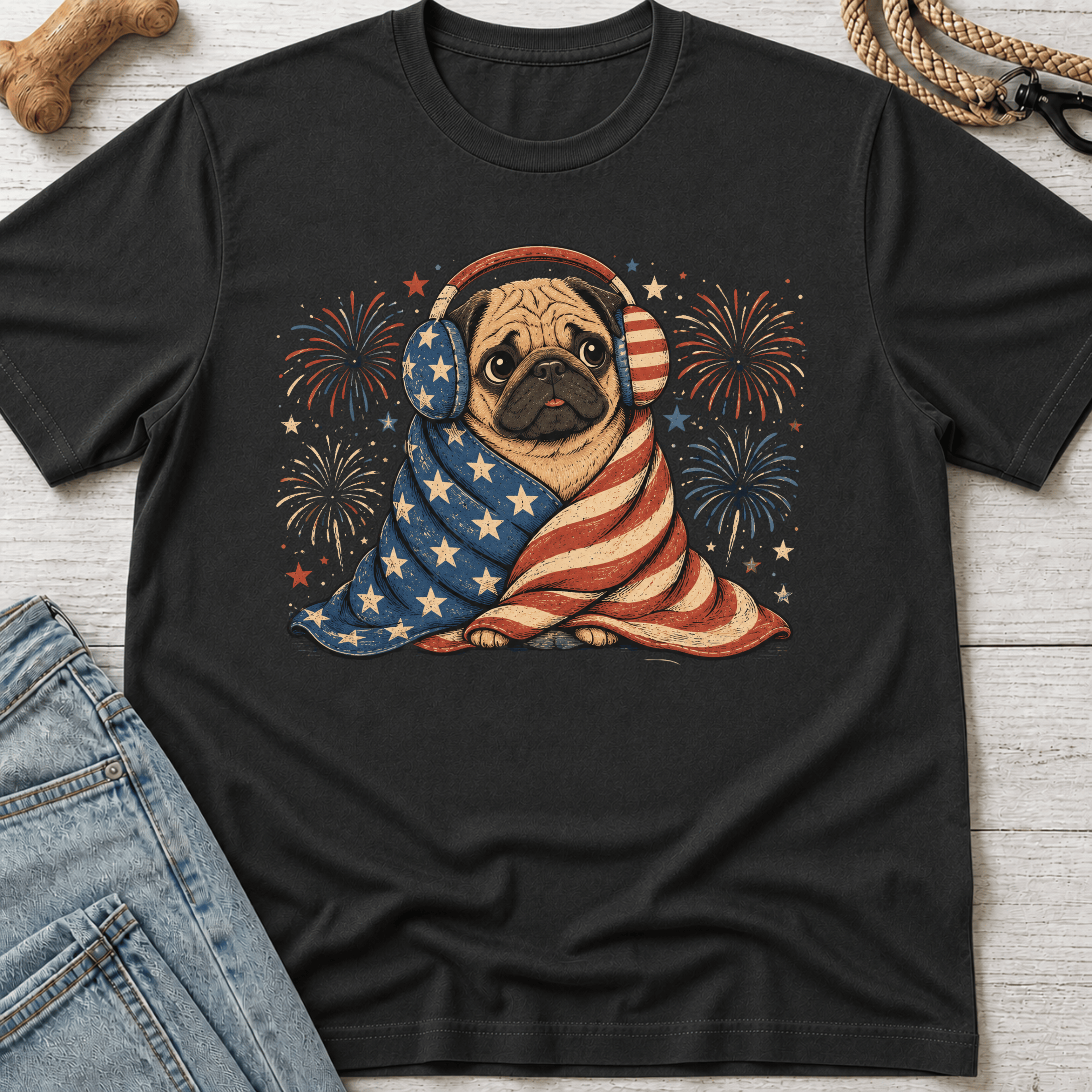 Fireworks & Fur T-Shirt