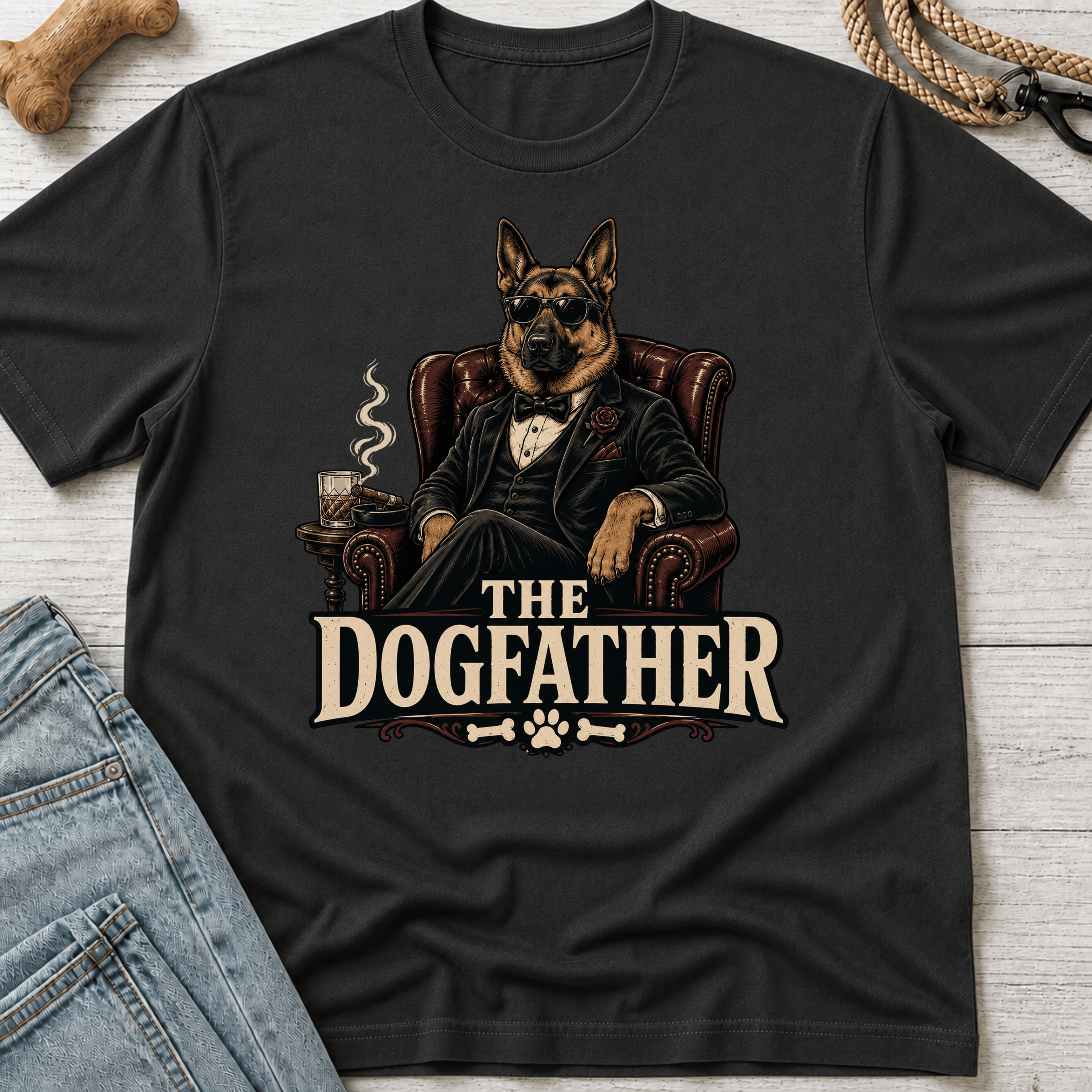 DogFather German Shepherd T-Shirt