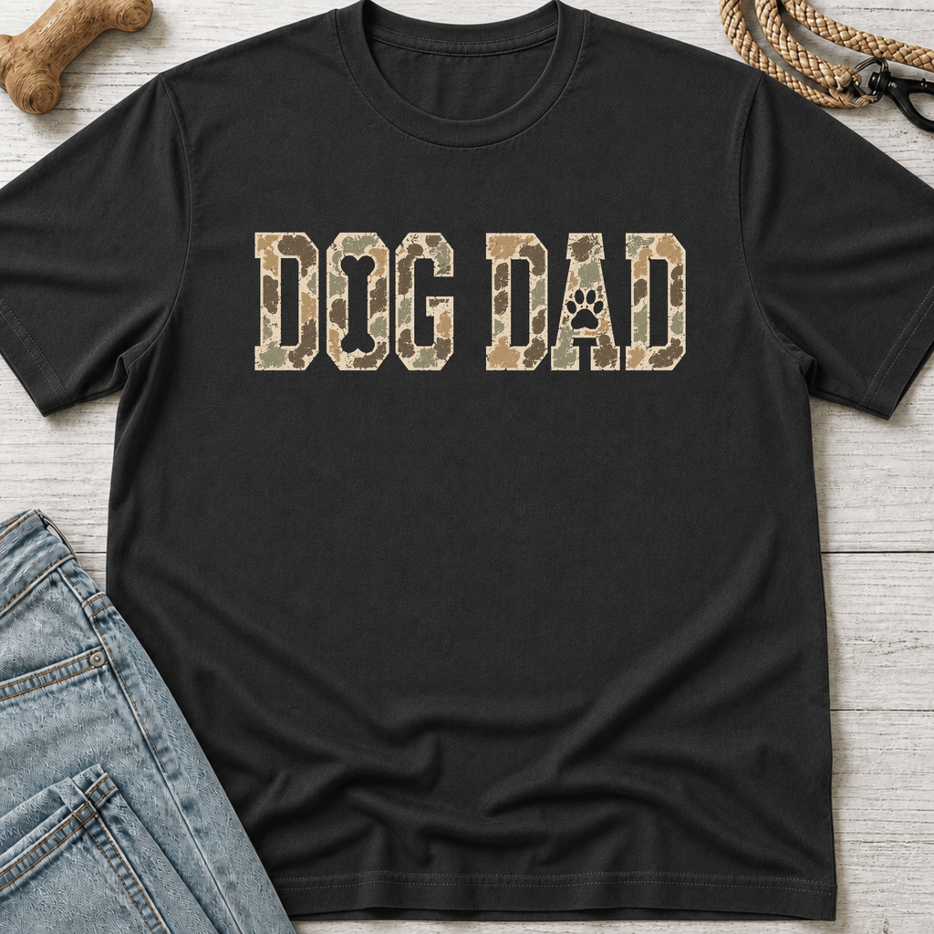 Dog Dad Camouflage T-Shirt