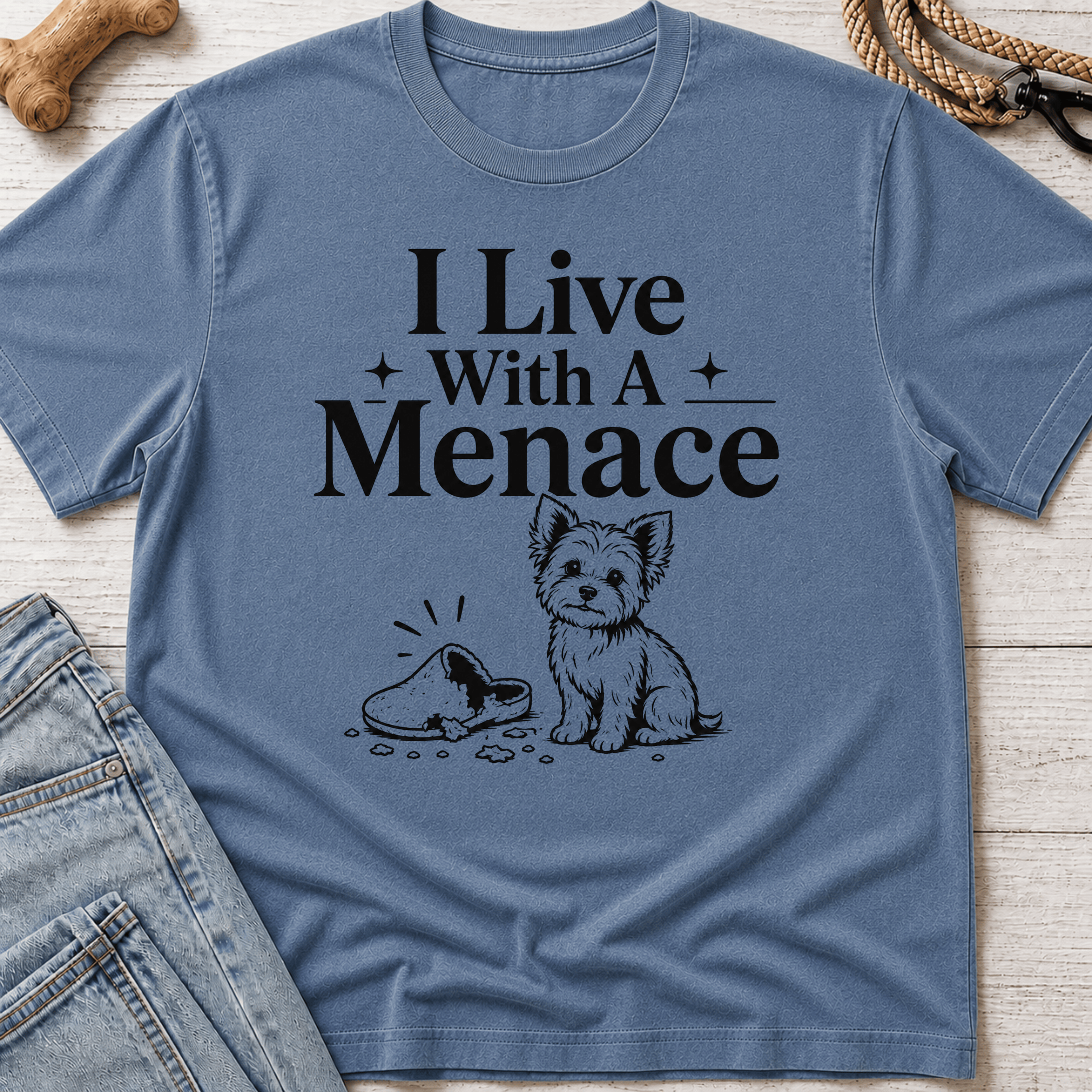 Menace Yorkie T-Shirt