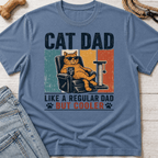 Cat Dad Cooler on the Couch T-Shirt