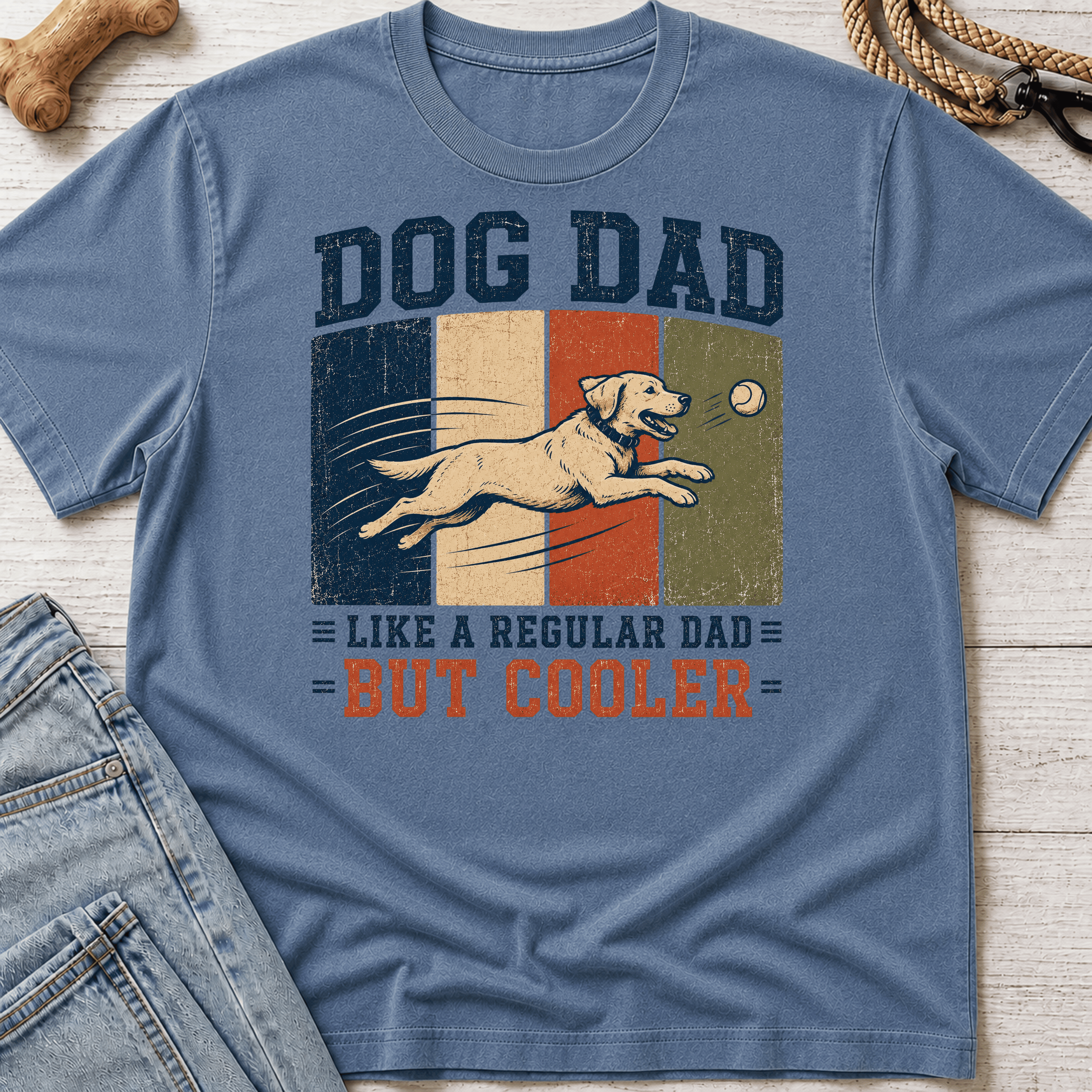 Cooler Dog Dad T-Shirt