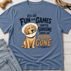 Dog Ends Up in a Cone T-Shirt