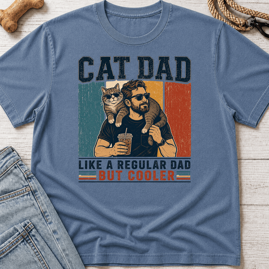 Cooler Cat Dad T-Shirt