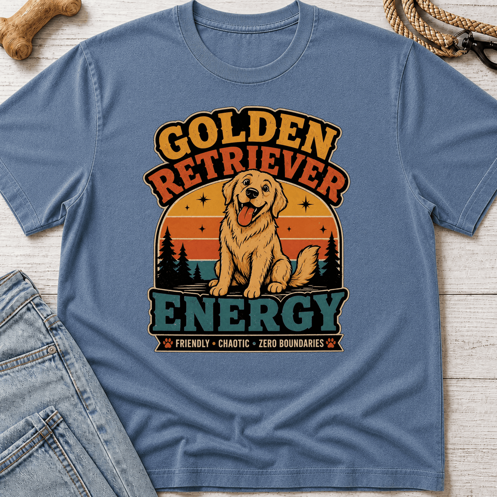 Golden Retriever Energy T-Shirt