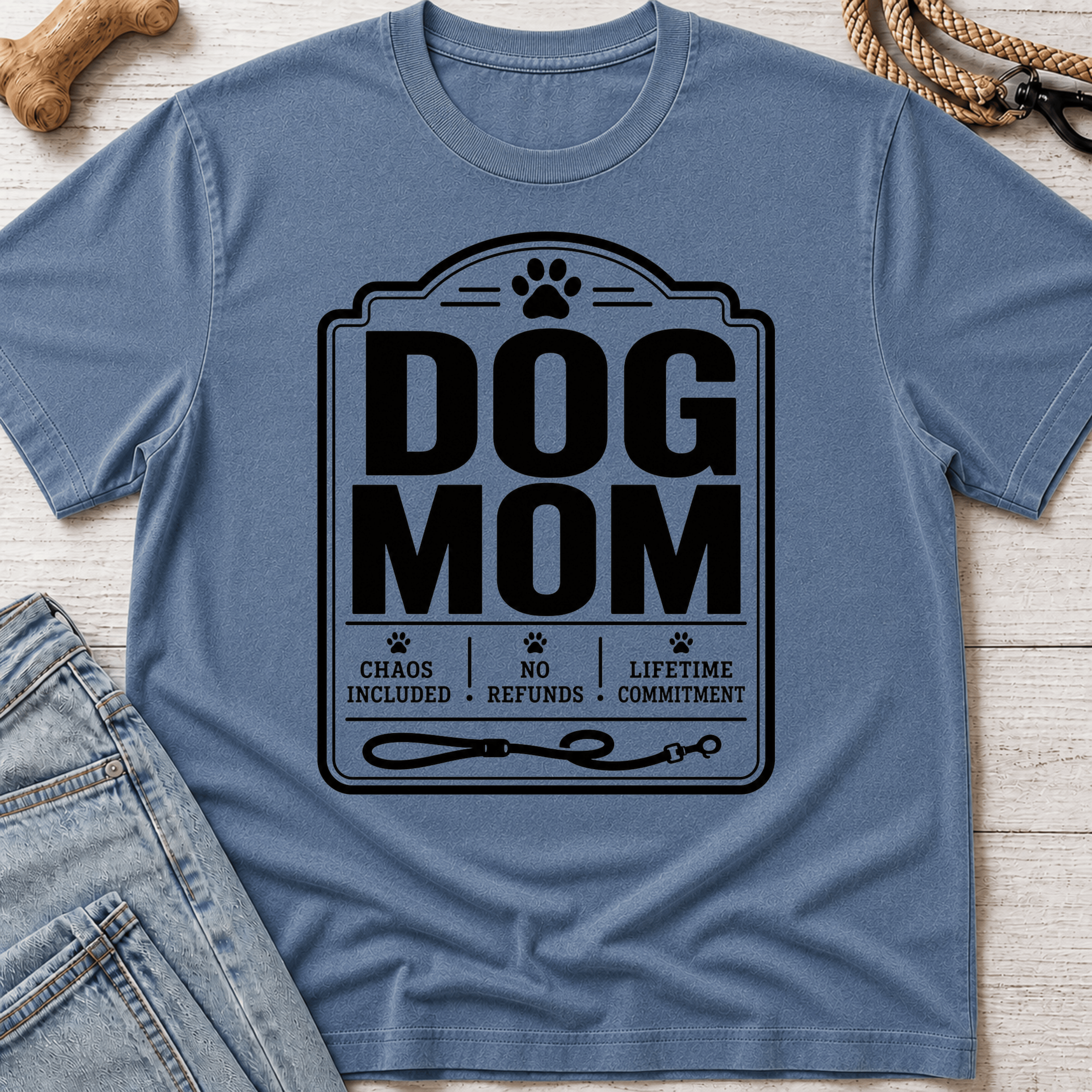 Dog Mom Tag T-Shirt