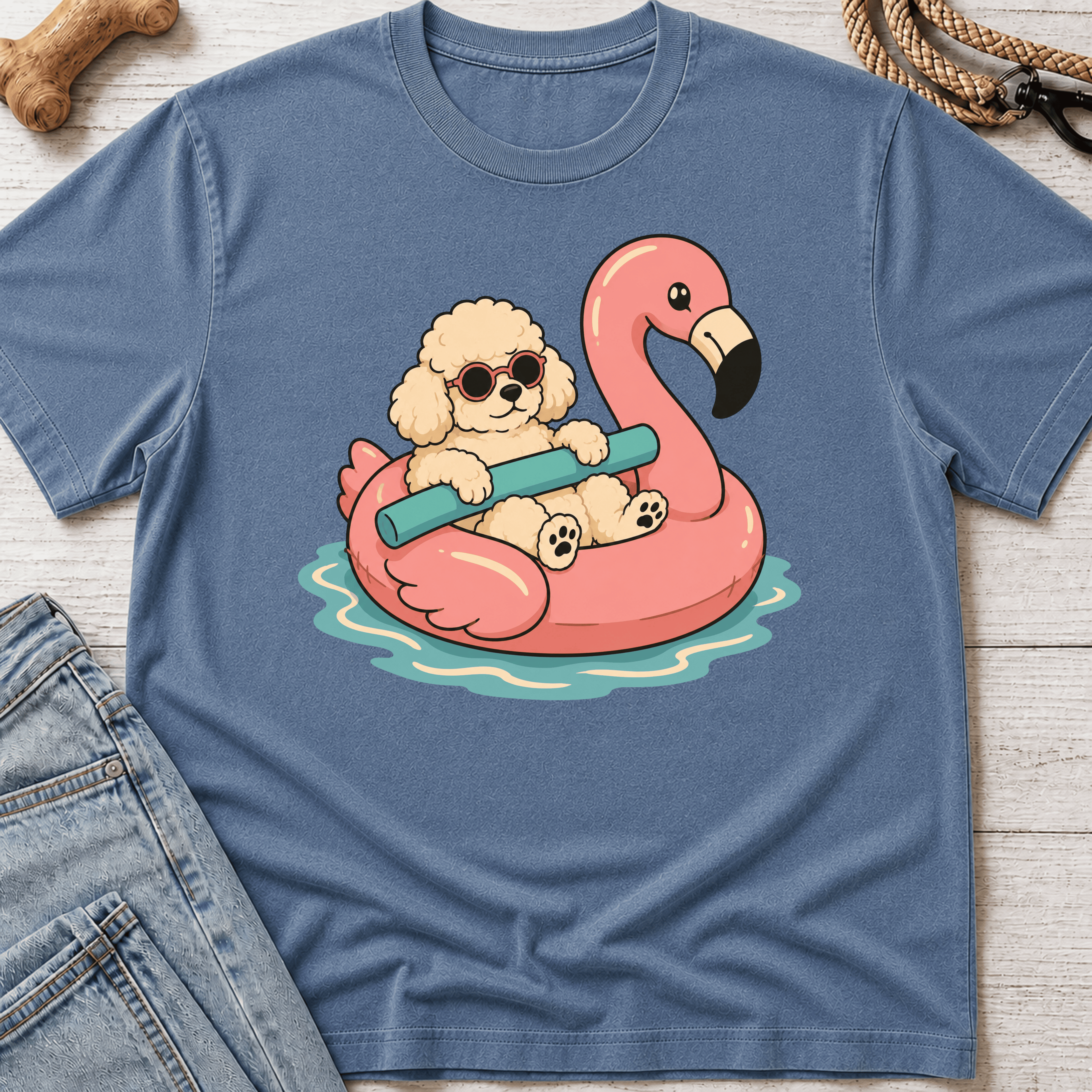 Poodle Pool Noodle T-Shirt