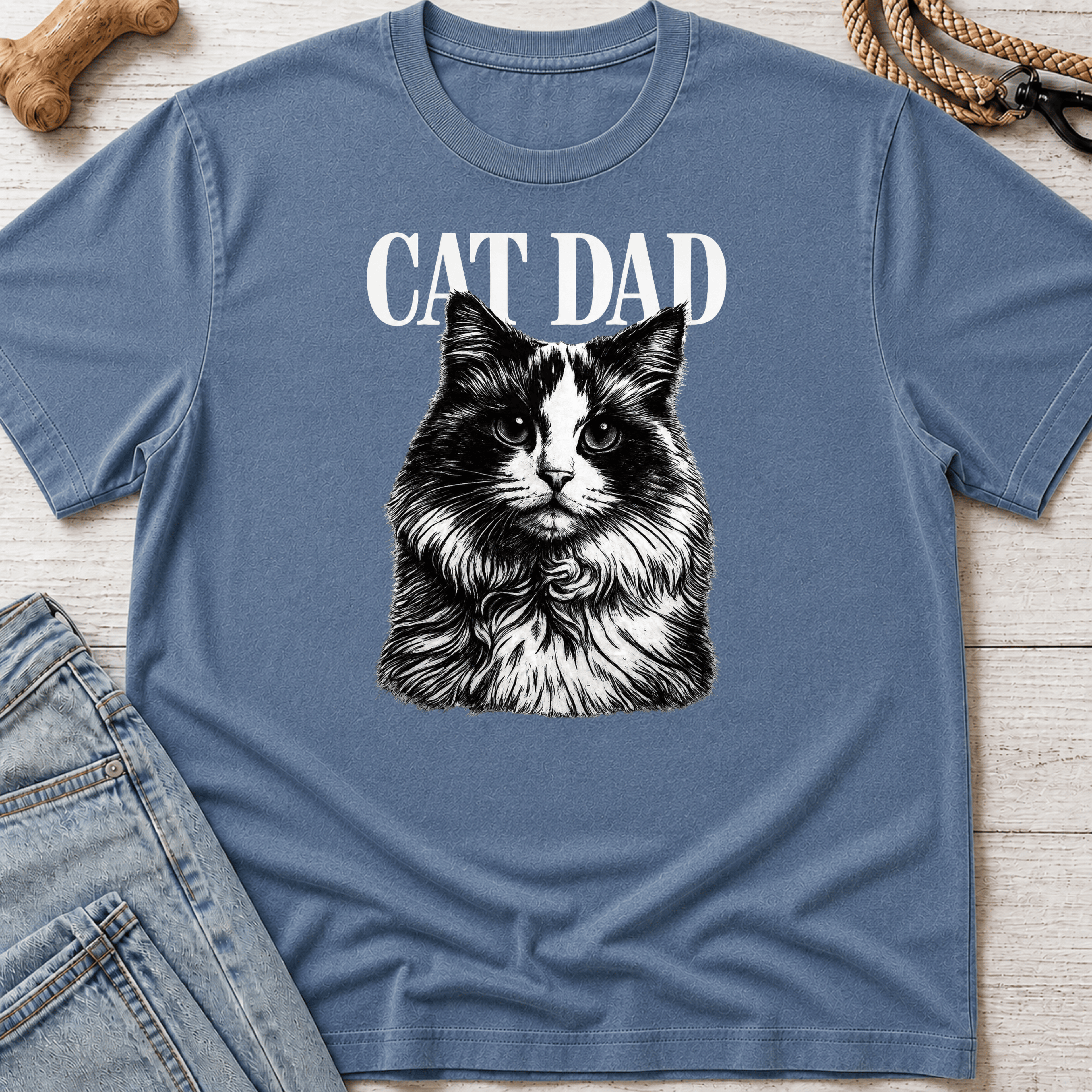 Cat Dad Regal T-Shirt