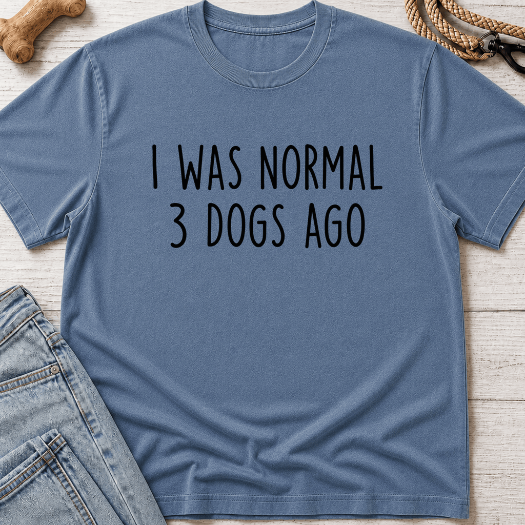 I Was Normal 3 Dogs Ago T-Shirt