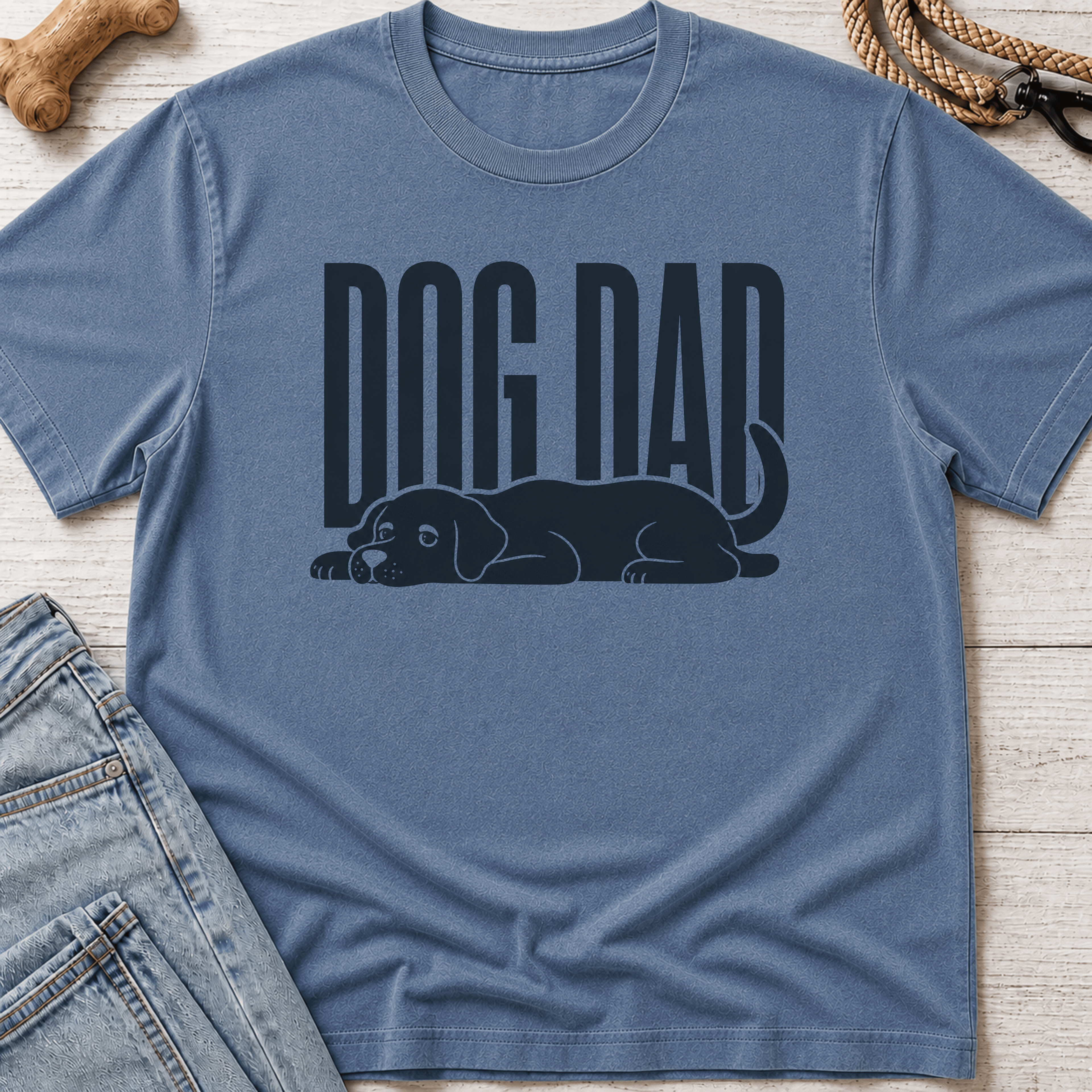 Tired Dog Dad T-Shirt