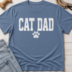 Cat Dad Pawprint T-Shirt
