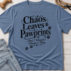 Chaos Leaves Pawprints T-Shirt