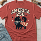 America 250 Black Cat T-Shirt