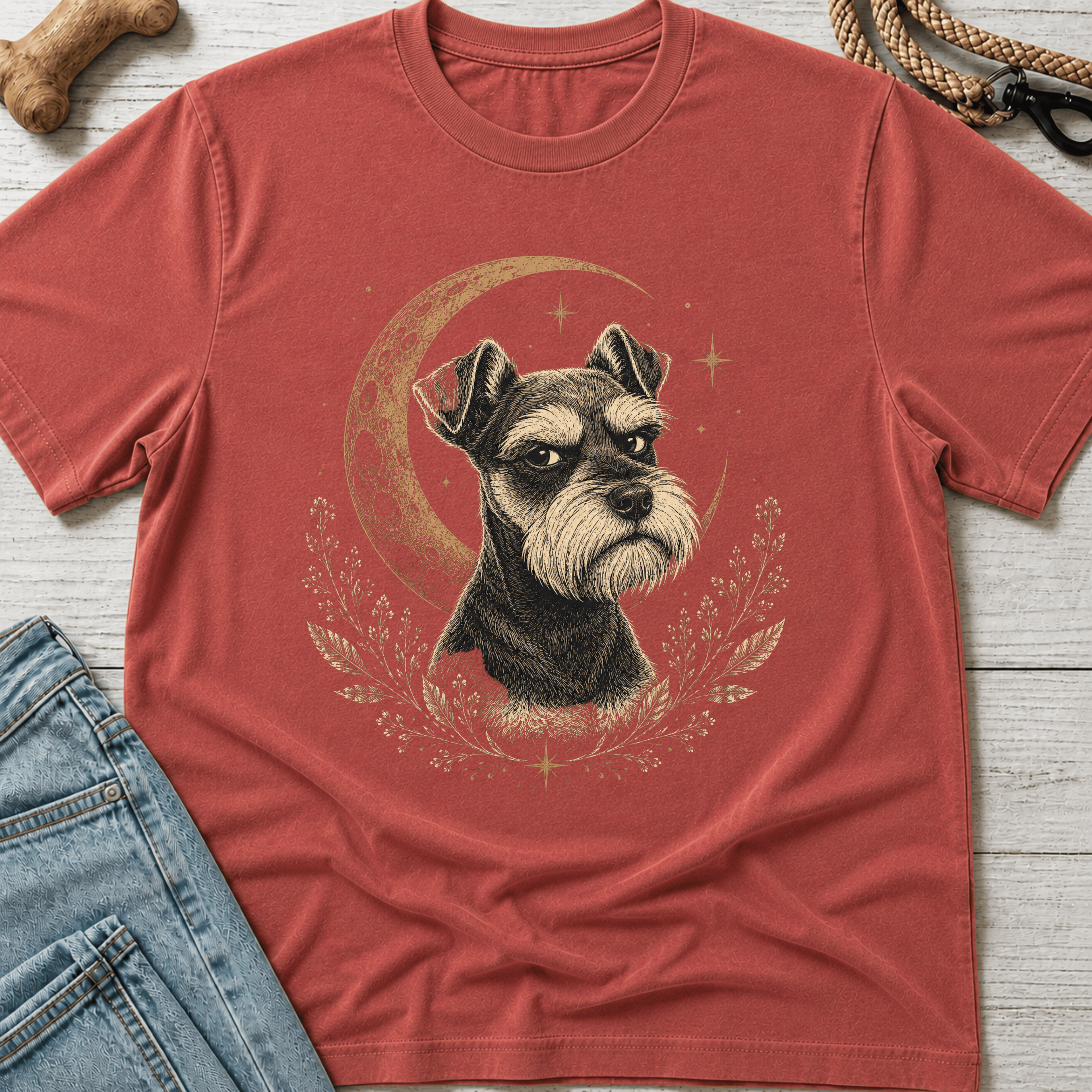 Schnauzer Moon T-Shirt