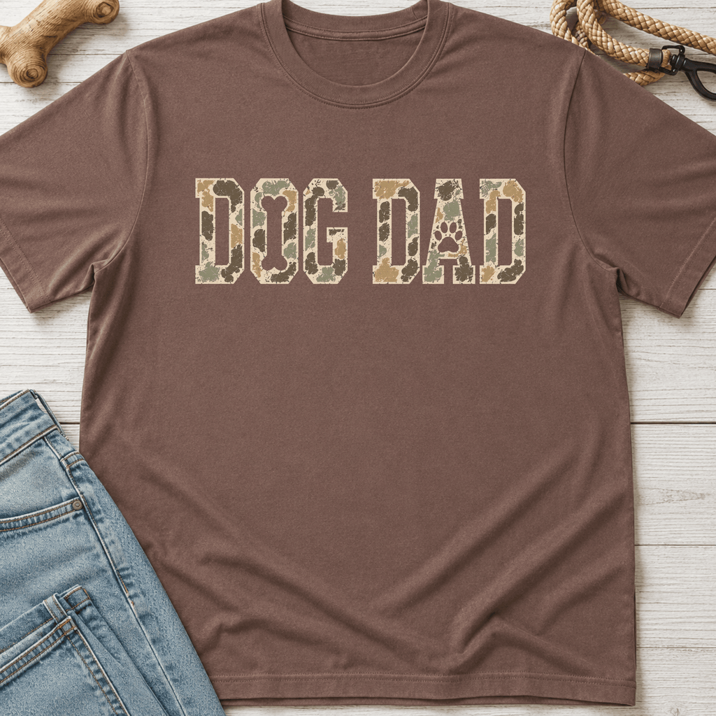 Dog Dad Camouflage T-Shirt