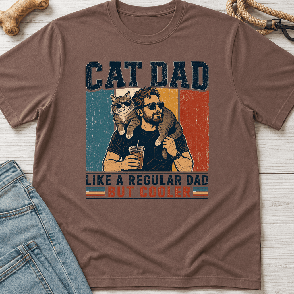 Cooler Cat Dad T-Shirt