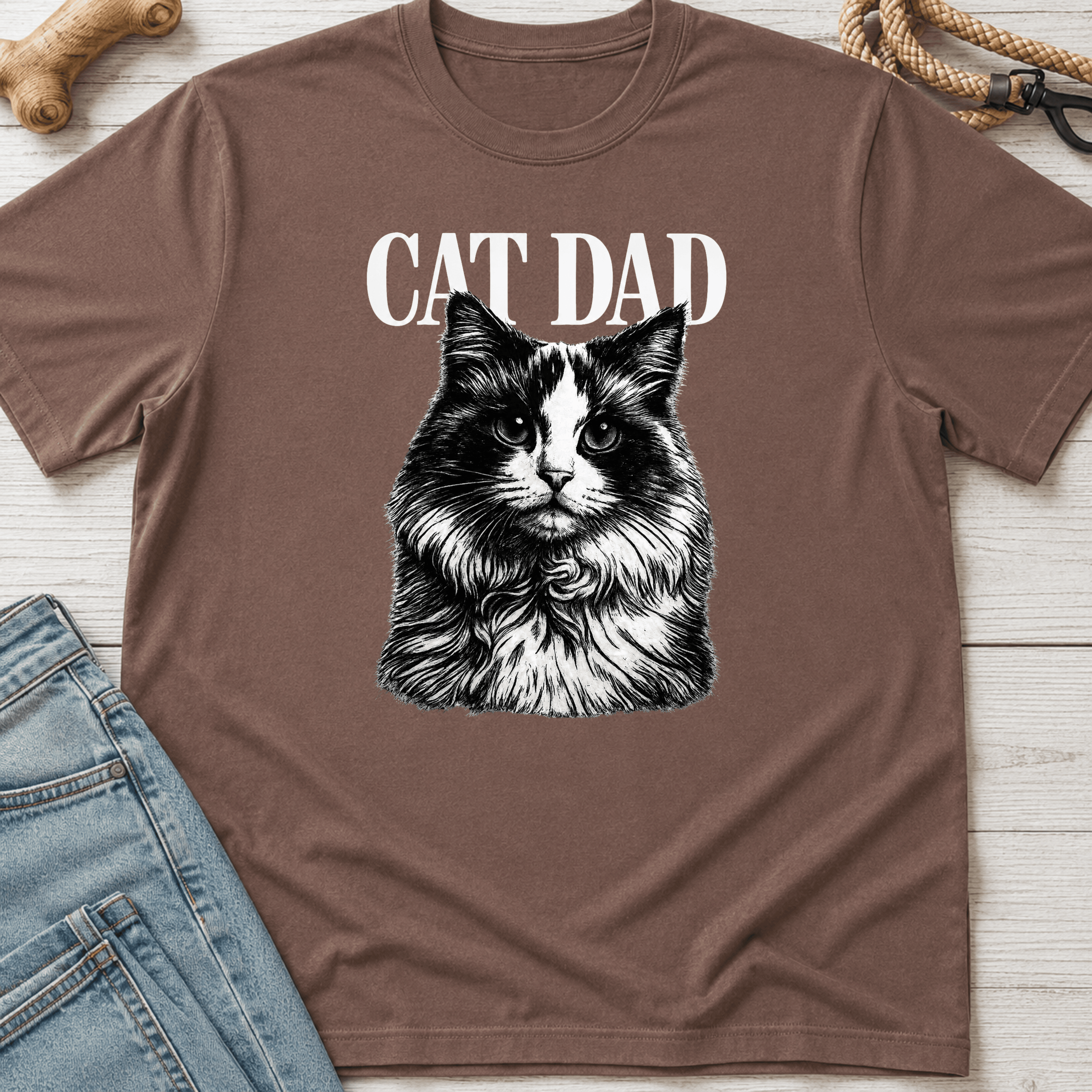 Cat Dad Regal T-Shirt