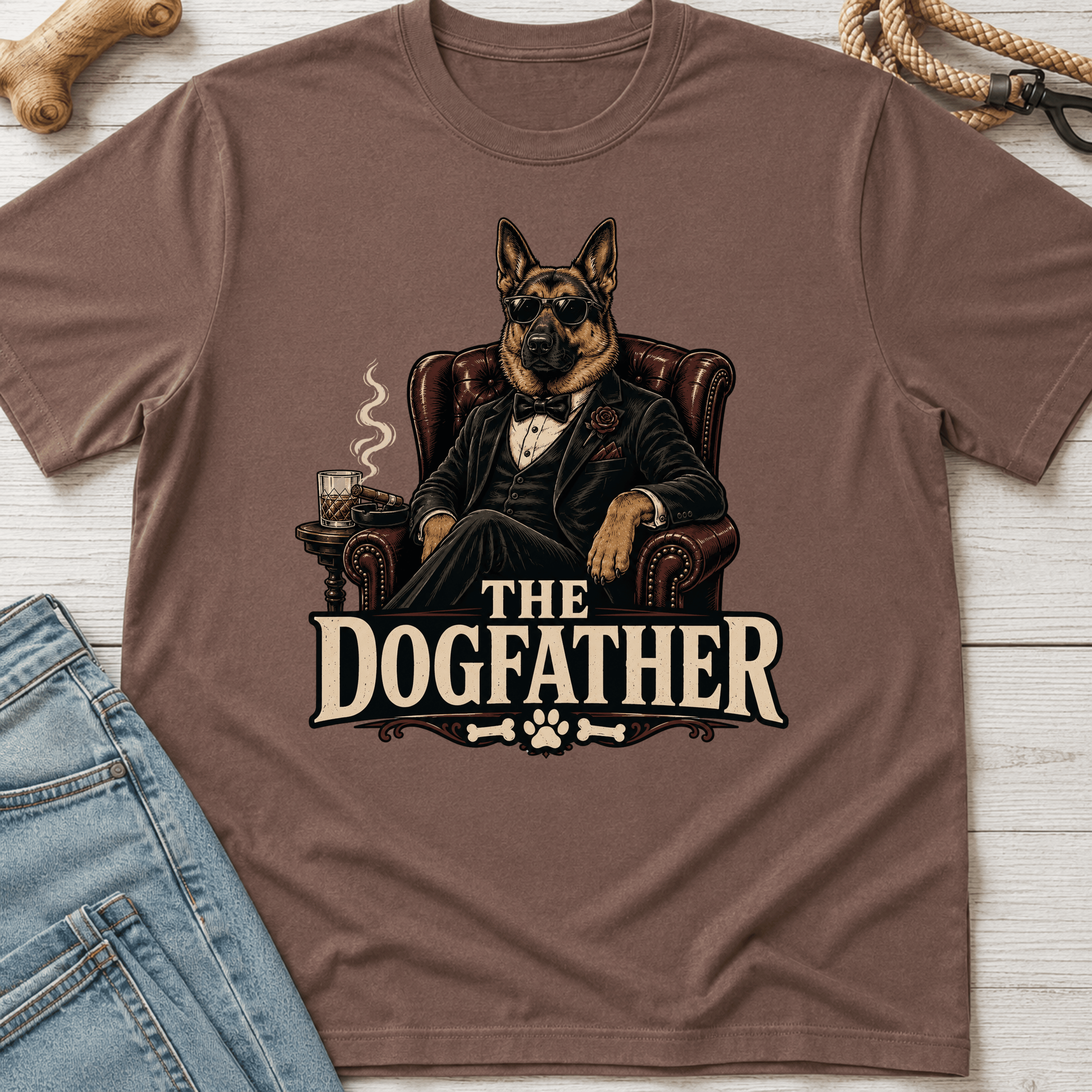 DogFather German Shepherd T-Shirt