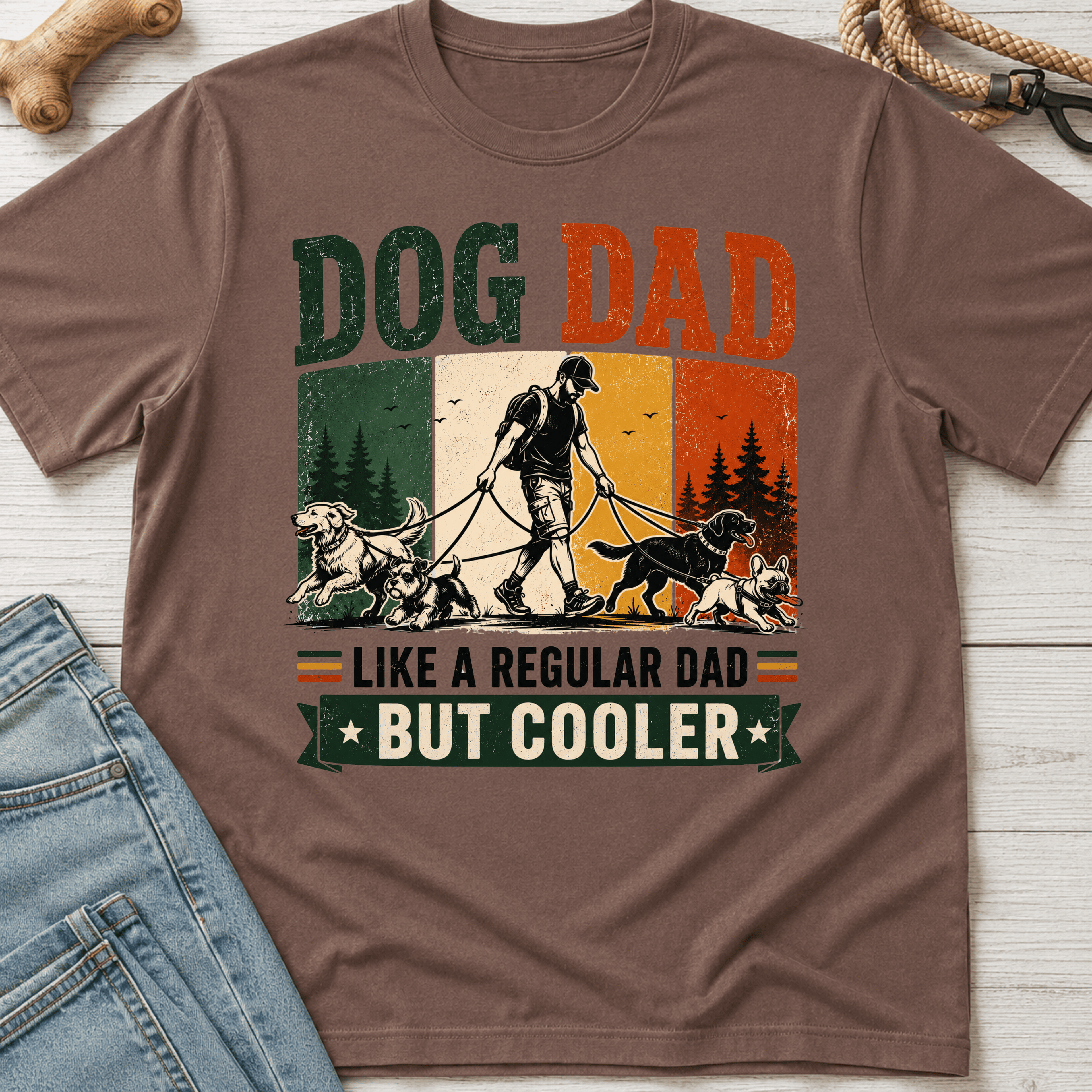 Dog Dad Cooler T-Shirt