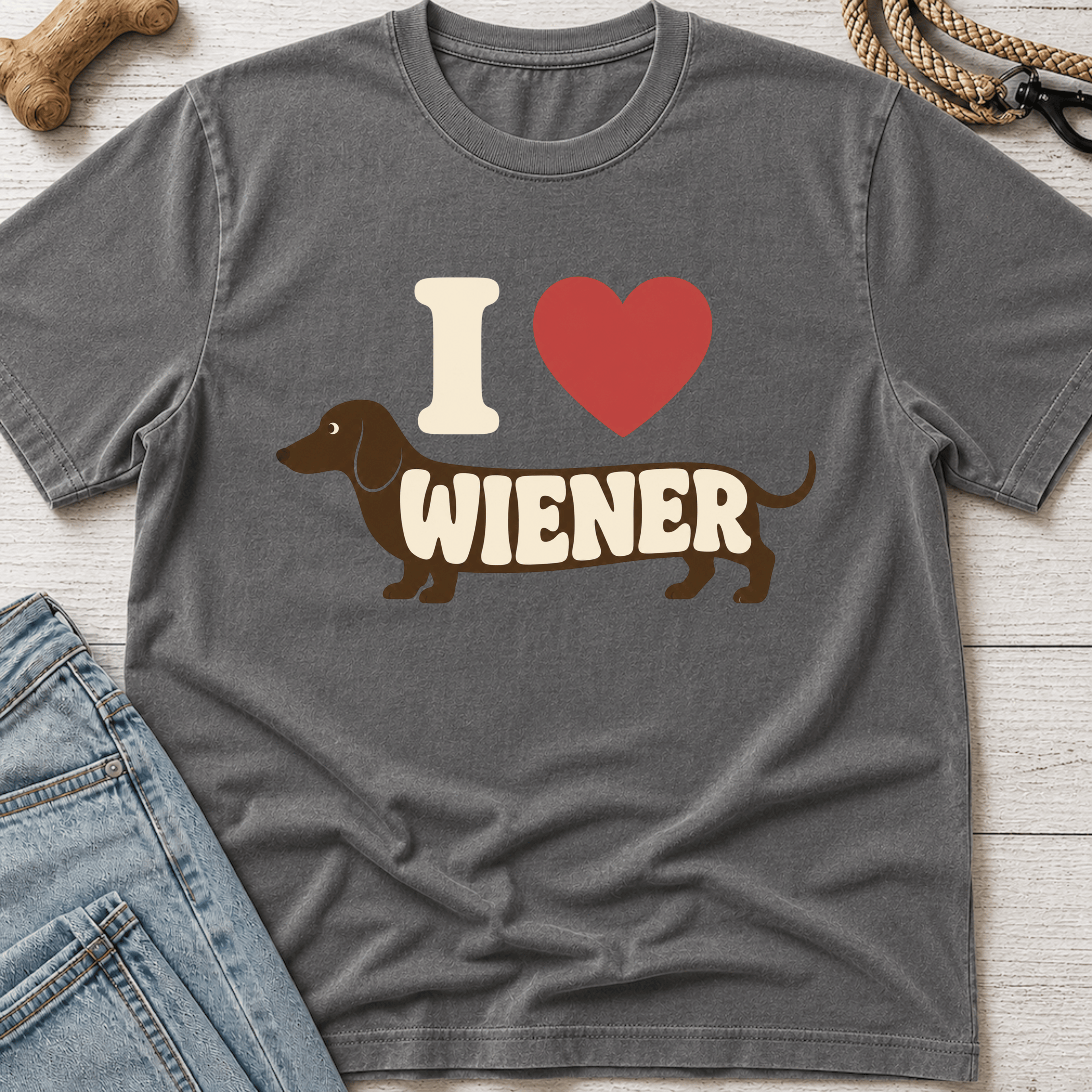 I Heart Dachshund T-Shirt