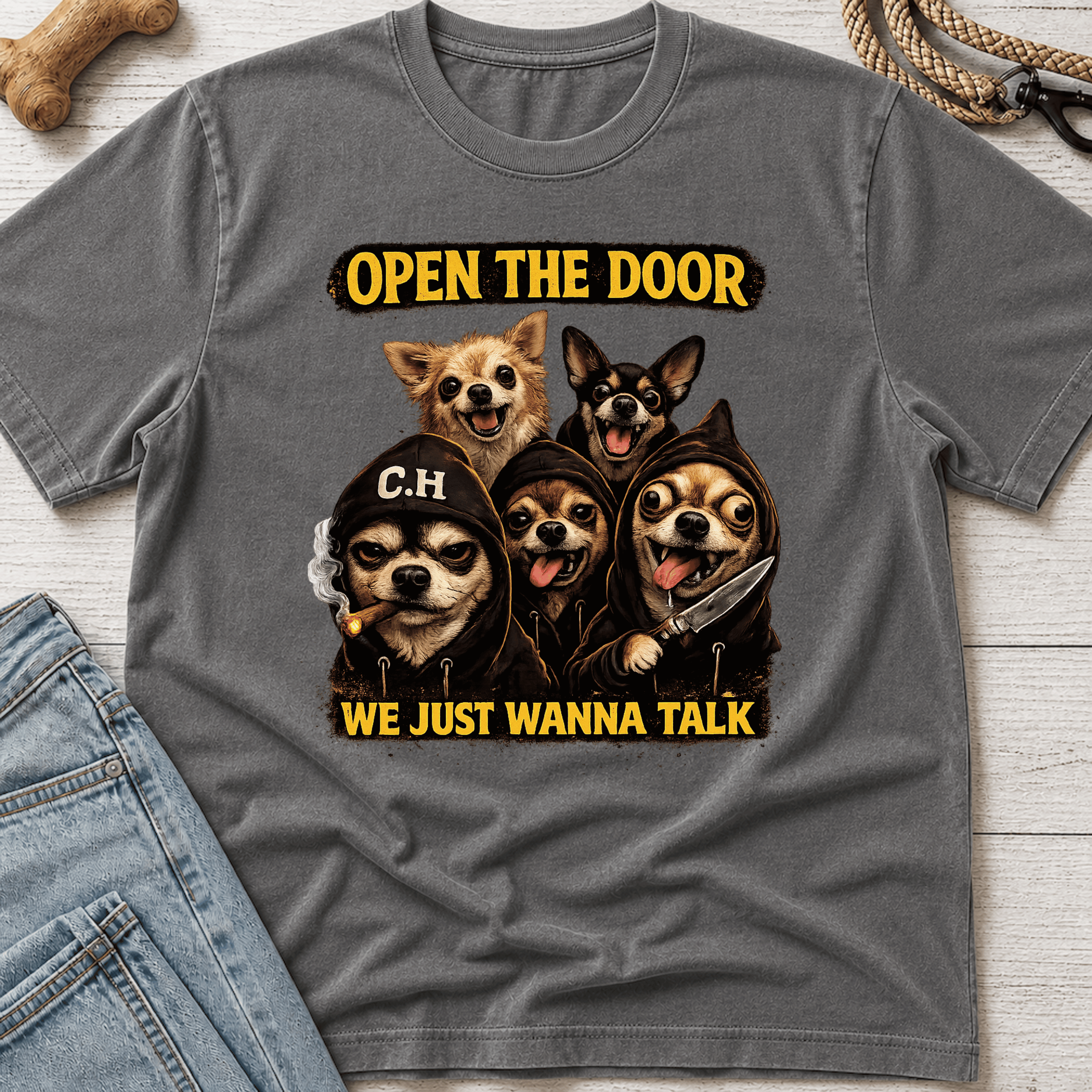 Open the Door Chihuahua T-Shirt