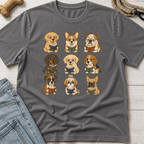 Puppies Reading T-Shirt