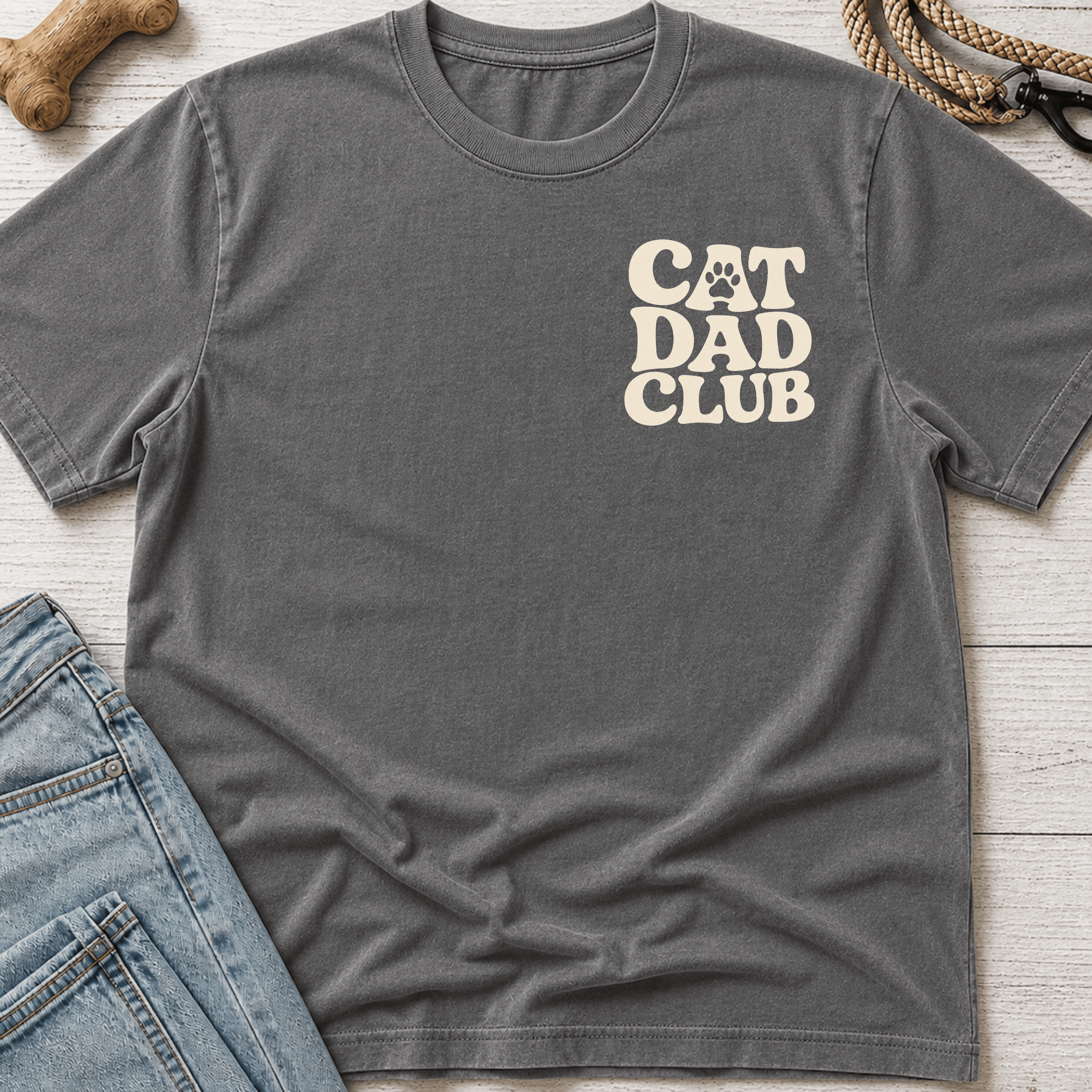 Cat Dad Club T-Shirt