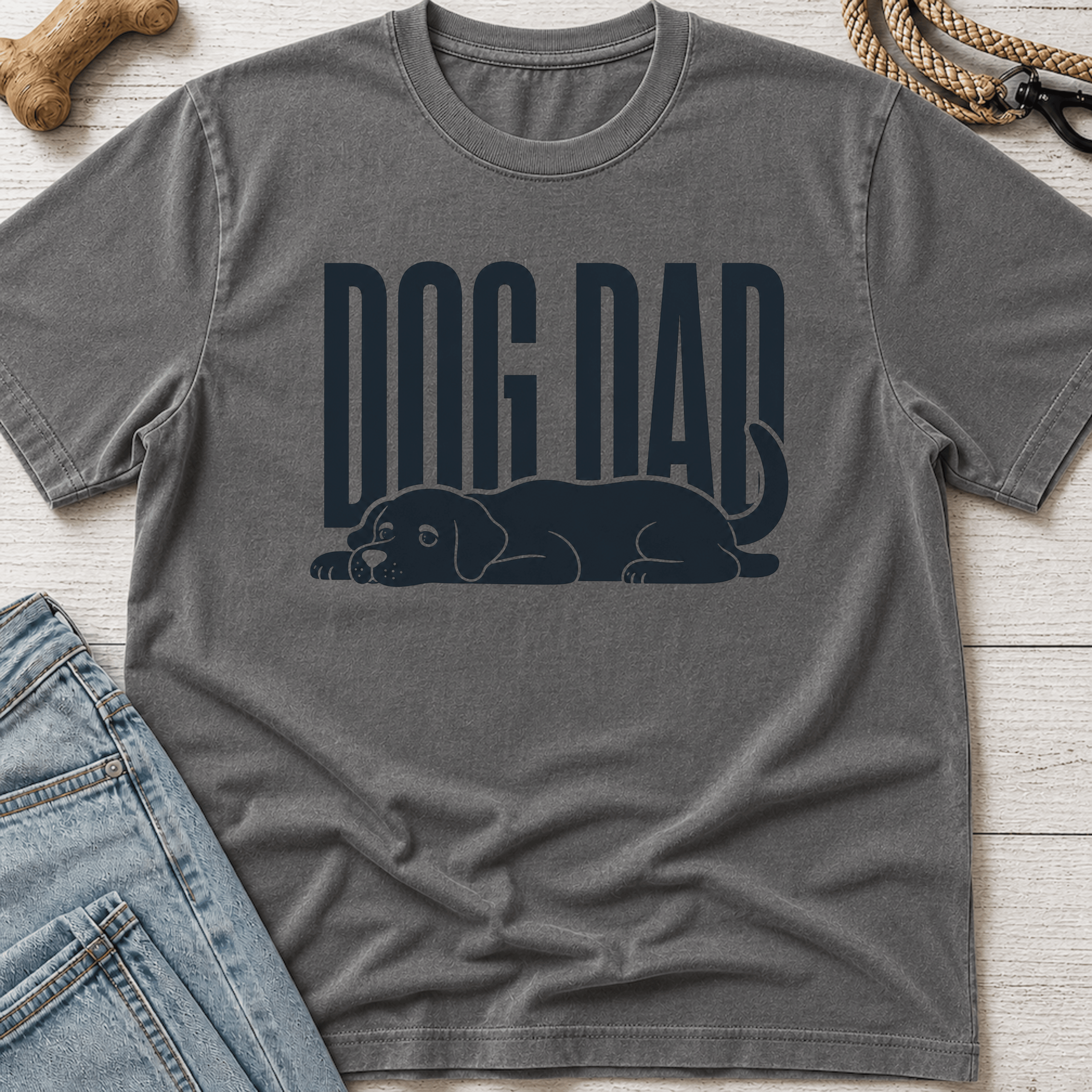 Tired Dog Dad T-Shirt