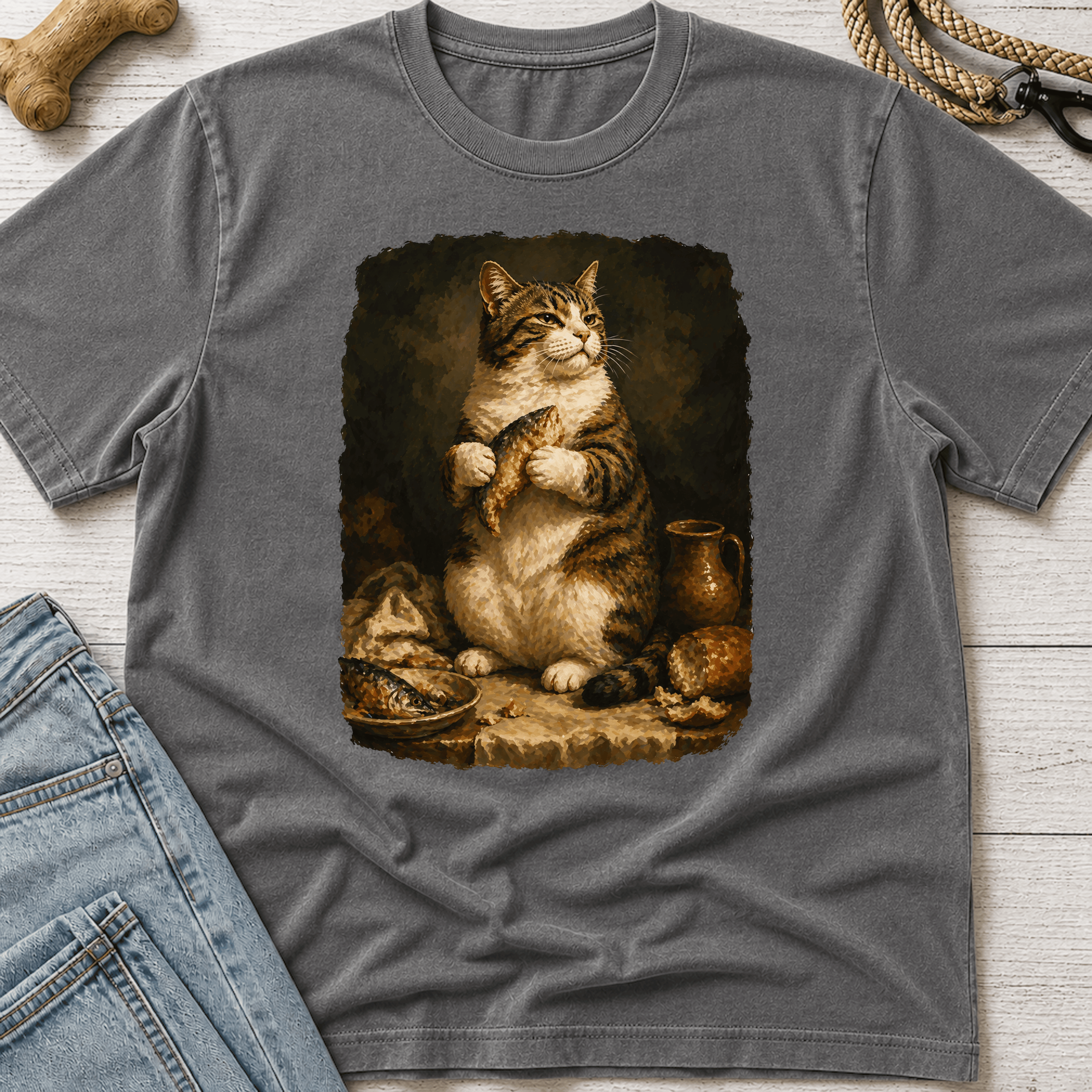 Cat Fishing T-Shirt