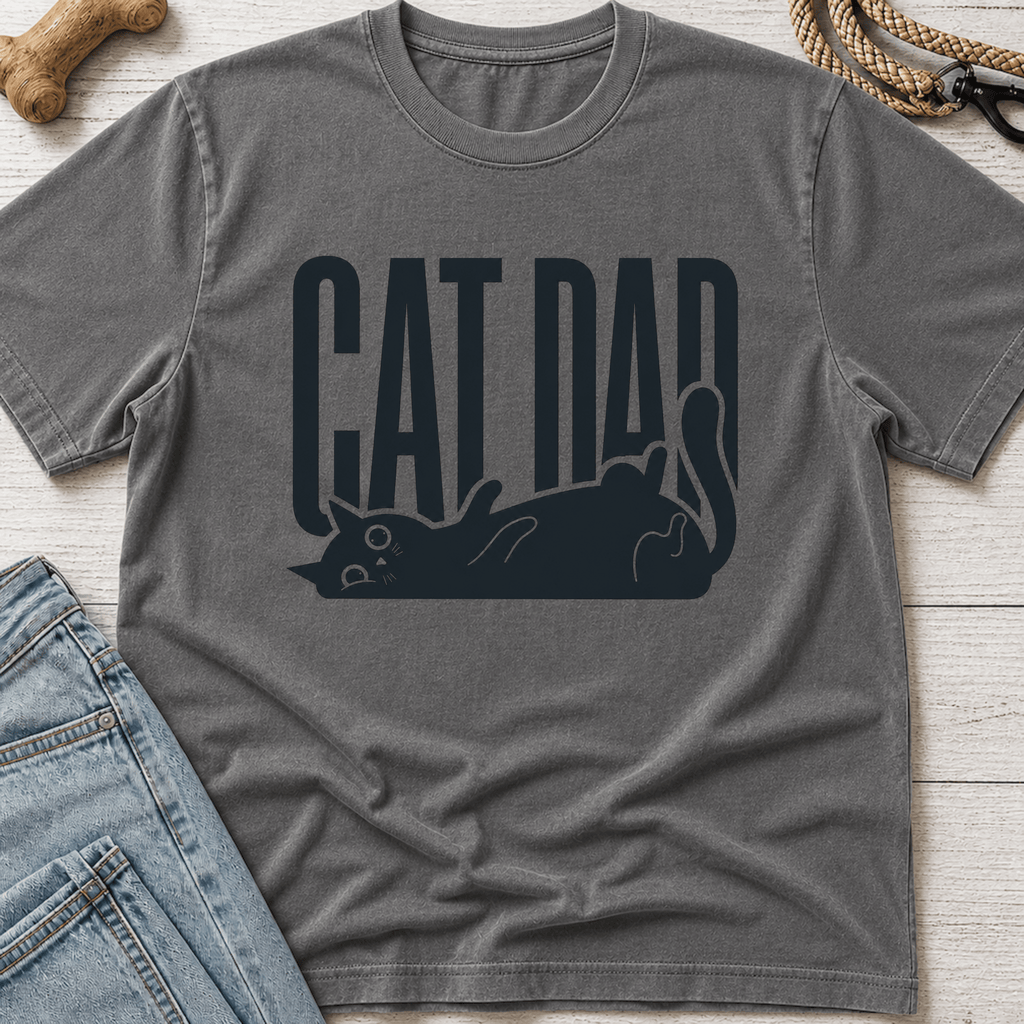 Tired Cat Dad T-Shirt