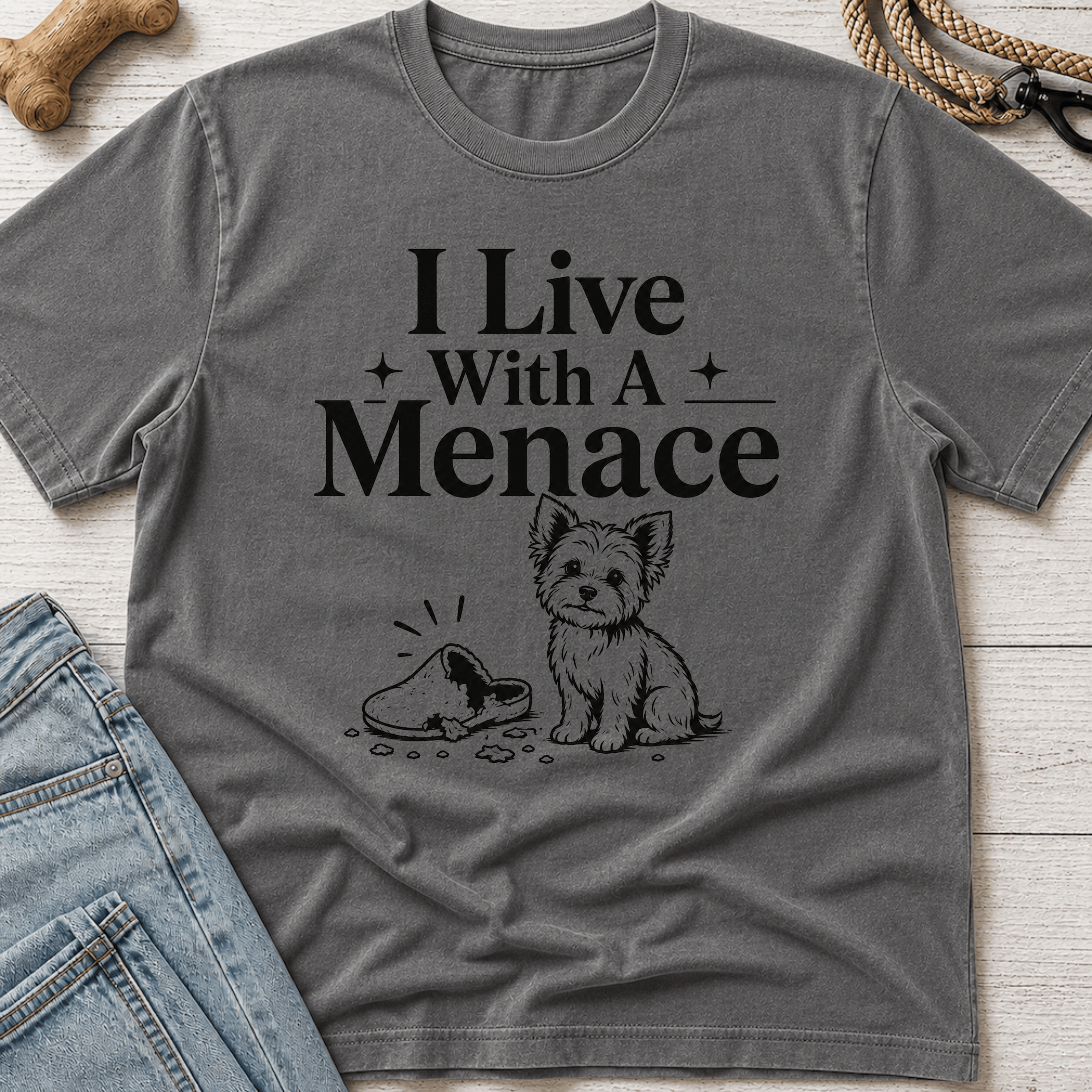Menace Yorkie T-Shirt