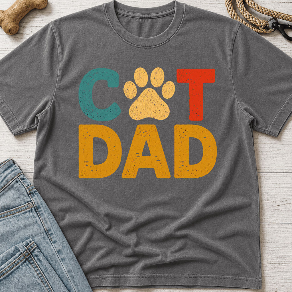 Cat Dad Colorful T-Shirt